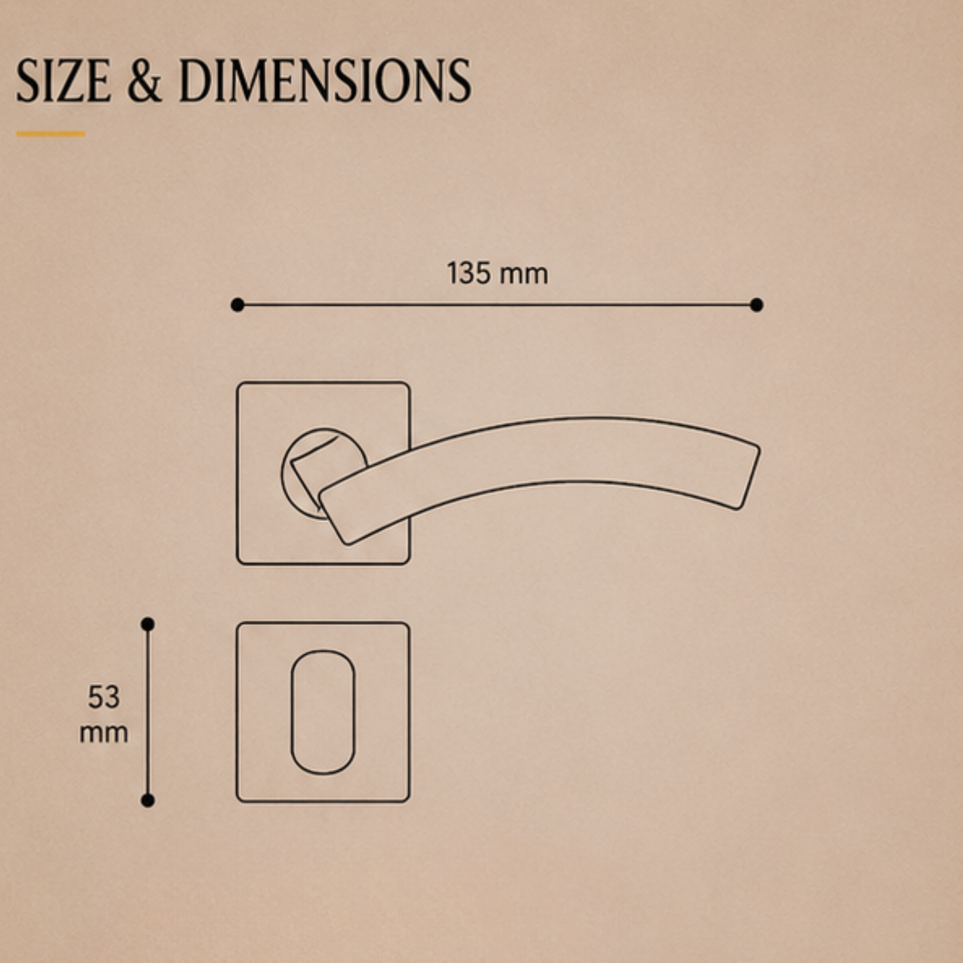 SRH.15 premium stainless steel door handle with a refined brushed finish. A stylish choice for luxury homes, hotels, offices, and contemporary interior spaces.