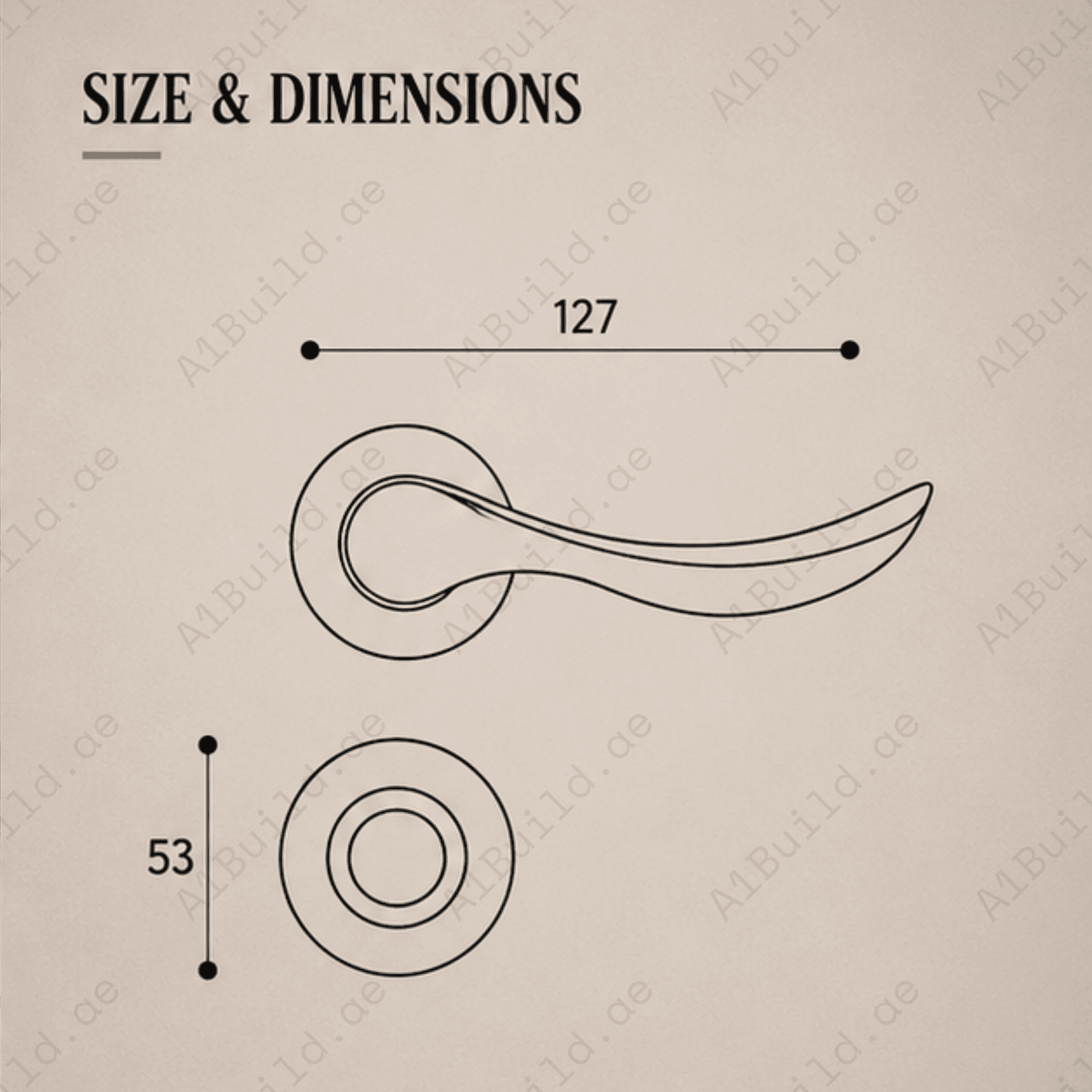 SRH.201 premium stainless steel door handle with a brushed finish. Designed for luxury homes, hotels, offices, and contemporary interior spaces.