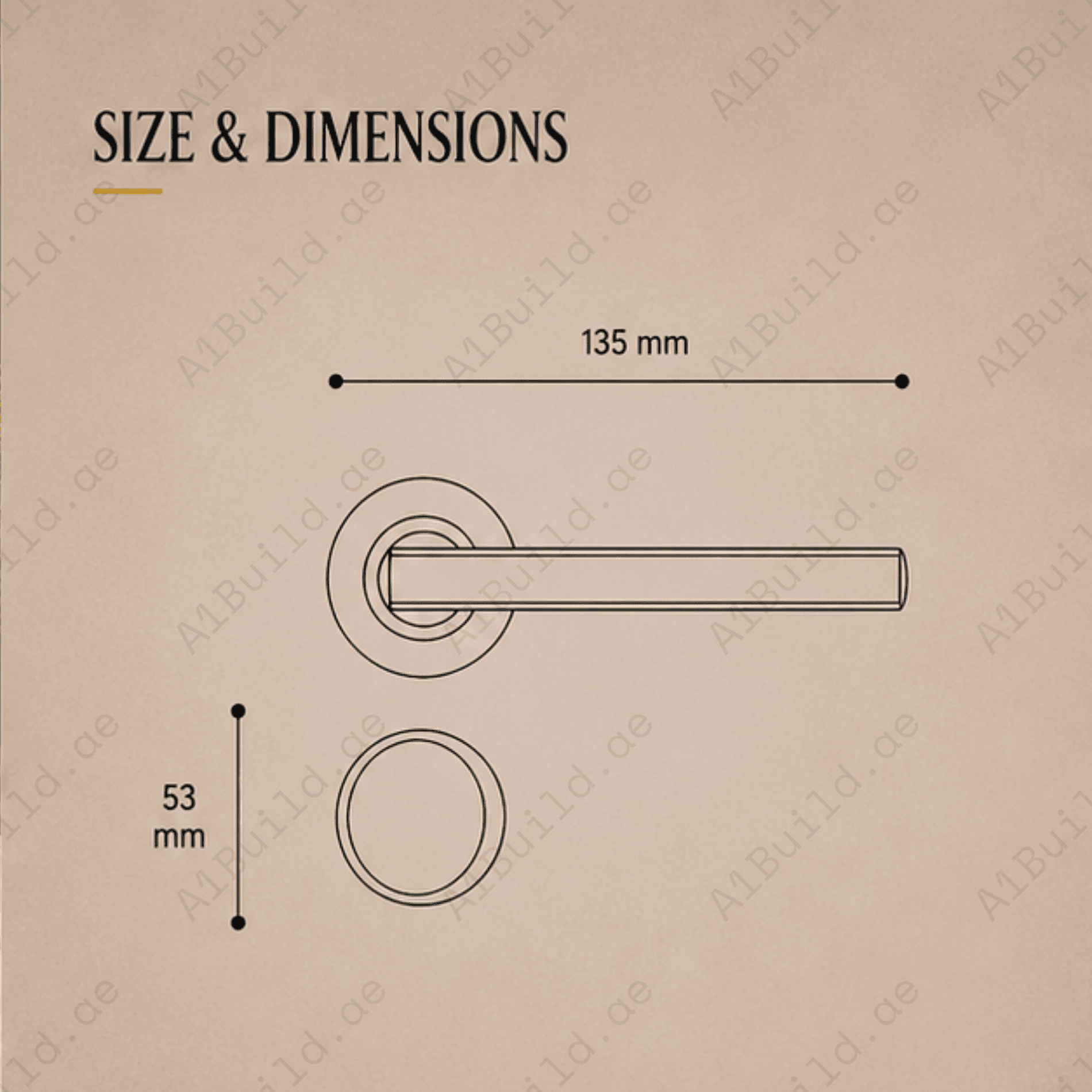 SRH.210 premium stainless steel door handle with a refined brushed finish. A stylish choice for luxury homes, hotels, offices, and contemporary interior spaces.