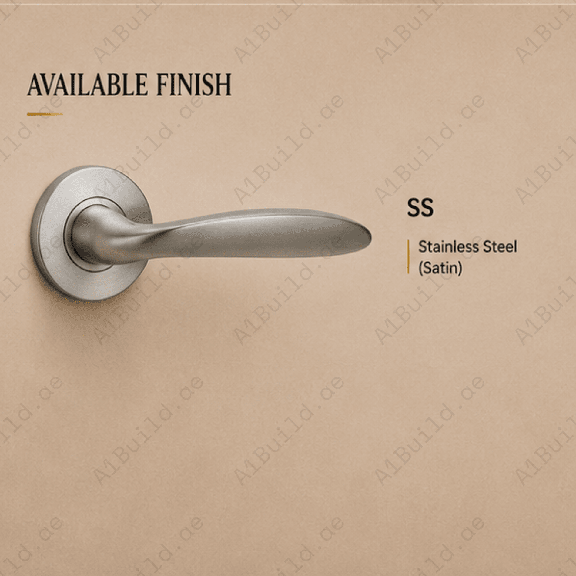 SRH.213 premium stainless steel door handle with a refined brushed finish. Perfect for luxury homes, hotels, offices, and contemporary interior spaces.