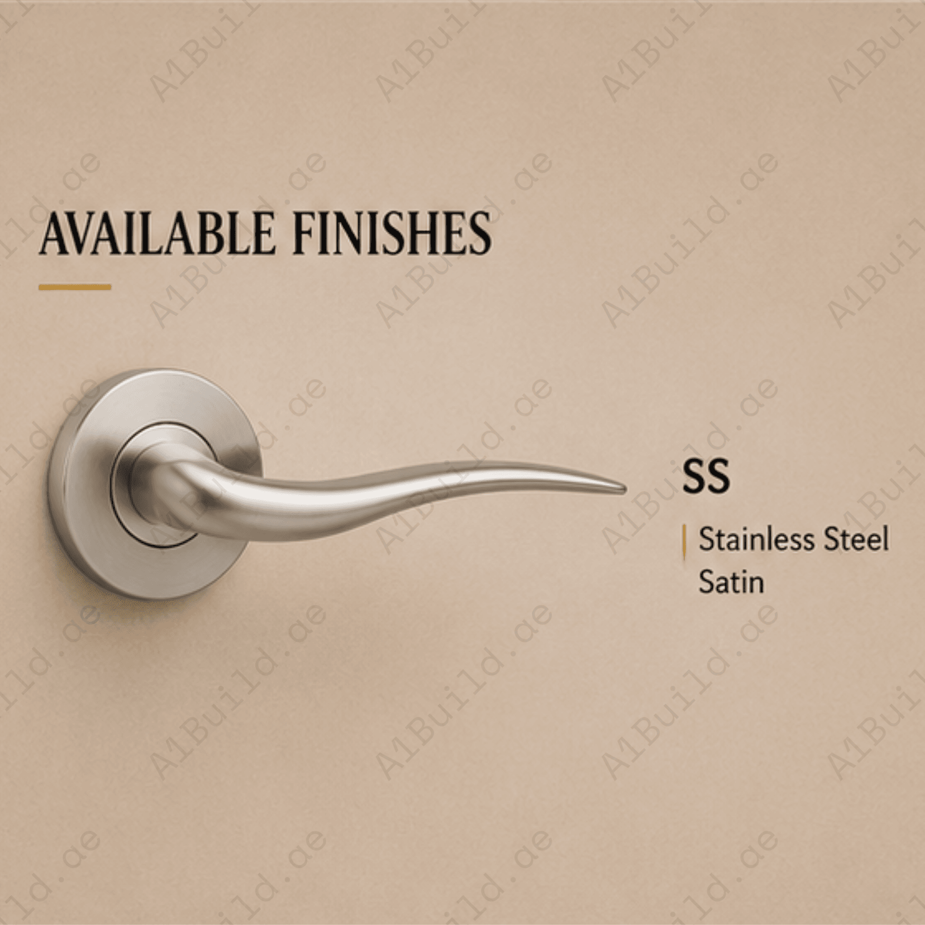 SRH.214 premium stainless steel door handle with a sleek brushed finish. Designed for luxury homes, hotels, offices, and stylish modern interior spaces.