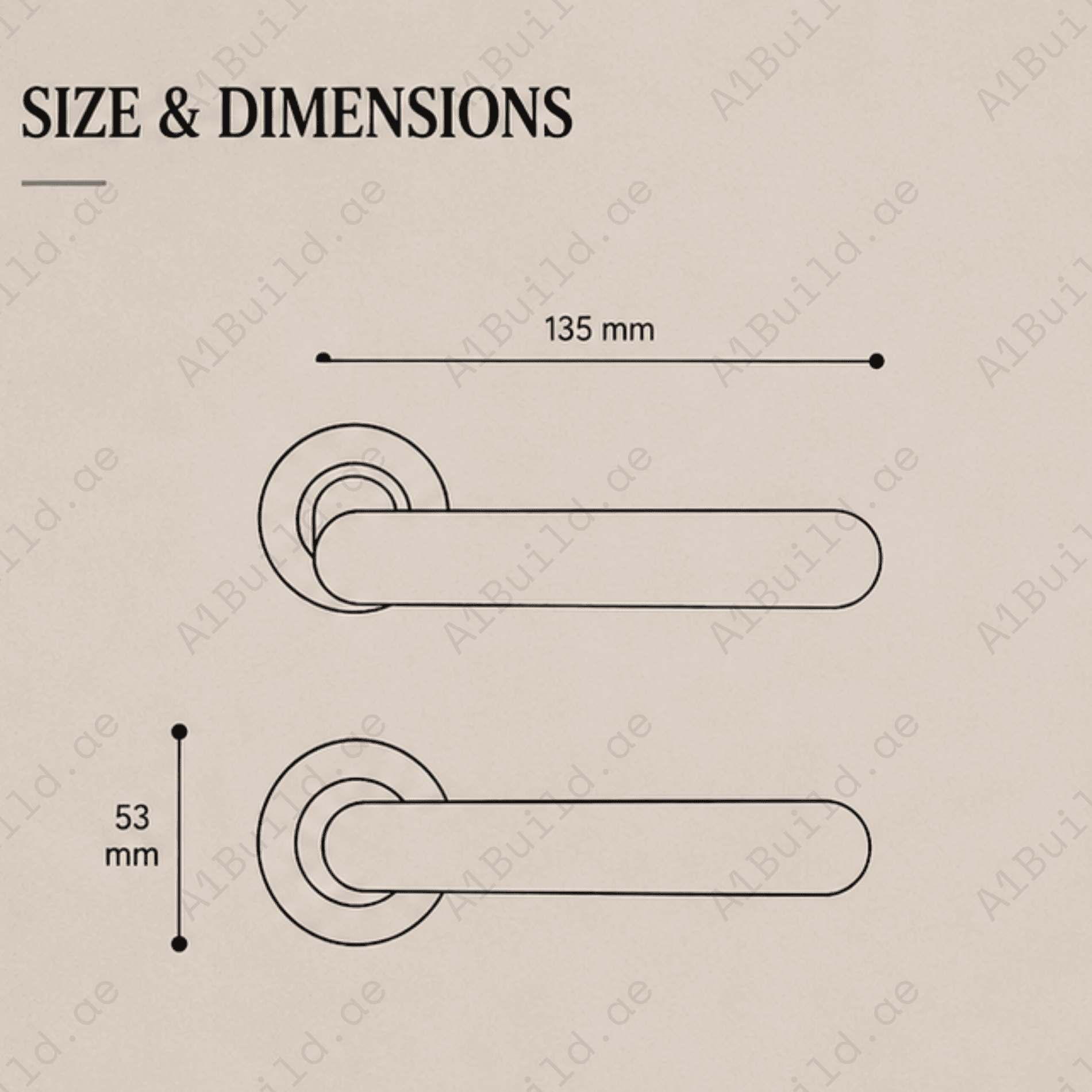 SRH.217 premium stainless steel door handle with a brushed finish. A refined choice for luxury homes, hotels, offices, and stylish contemporary interior spaces.
