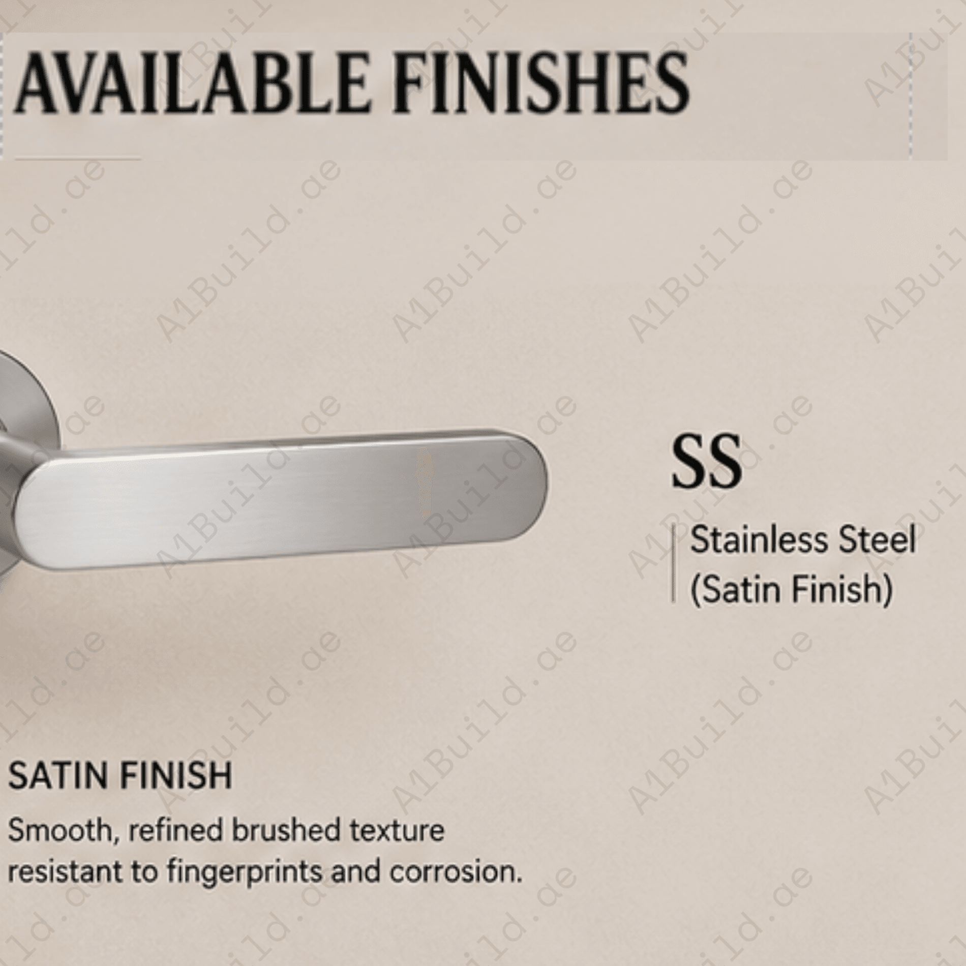 SRH.217 premium stainless steel door handle with a brushed finish. A refined choice for luxury homes, hotels, offices, and stylish contemporary interior spaces.