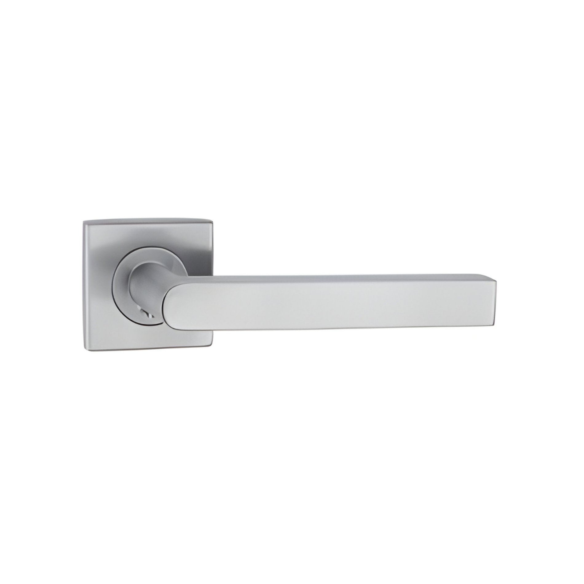 SRH.22.F premium stainless steel door handle with a brushed finish. A refined choice for luxury homes, hotels, offices, and contemporary interior spaces.