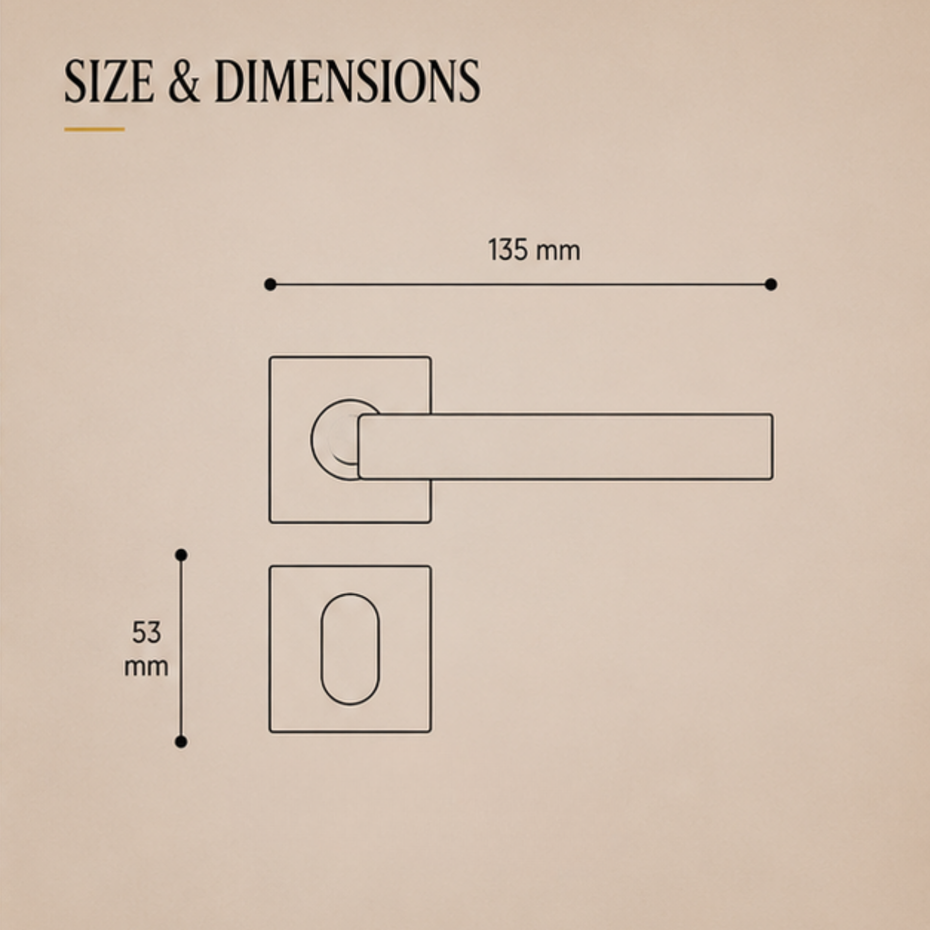 SRH.22.F premium stainless steel door handle with a brushed finish. A refined choice for luxury homes, hotels, offices, and contemporary interior spaces.