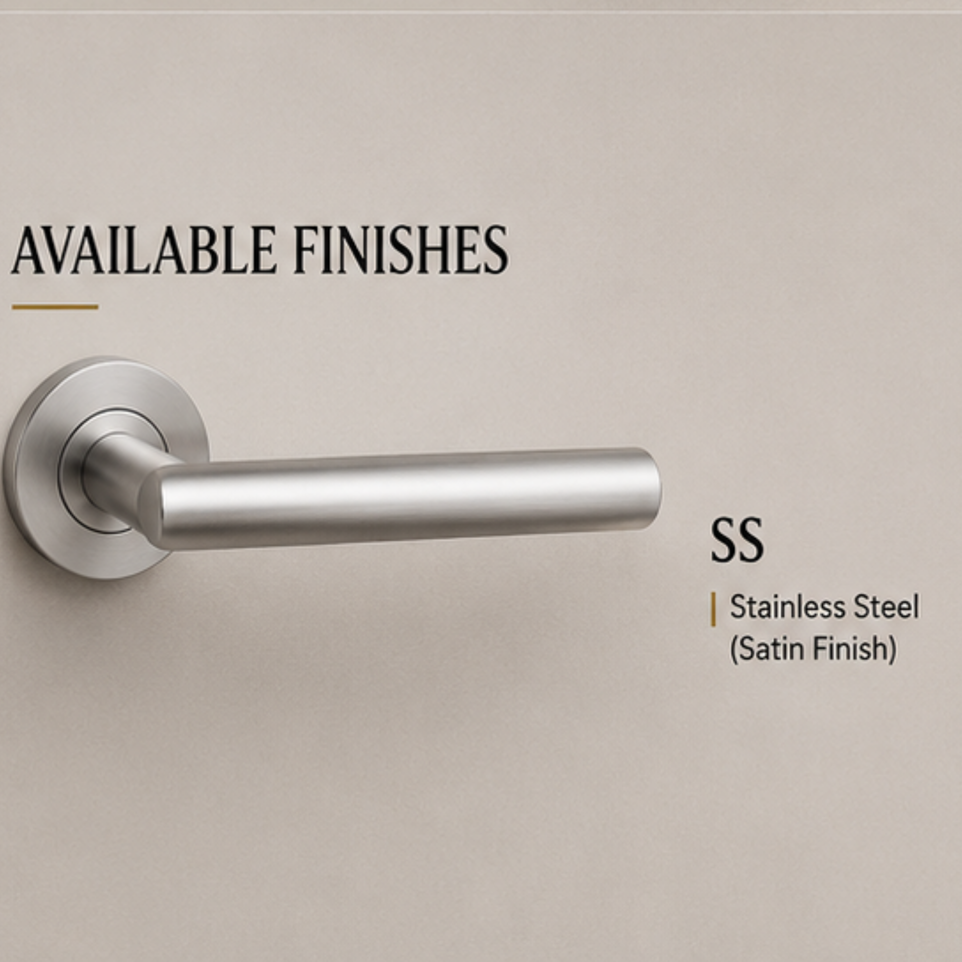SRH.22.F premium stainless steel door lock handle with corrosion-resistant finish. Heavy-duty architectural hardware for homes, hotels, offices, and commercial buildings.