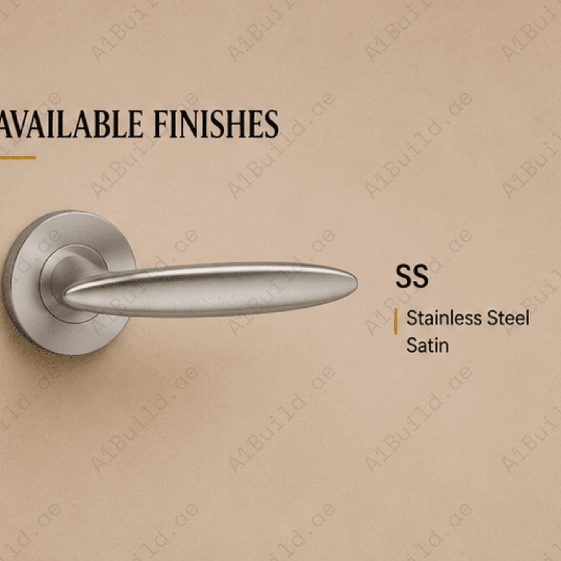 SRH.240 premium stainless steel door handle with a sleek brushed finish. Perfect for luxury homes, hotels, offices, and contemporary interior spaces.