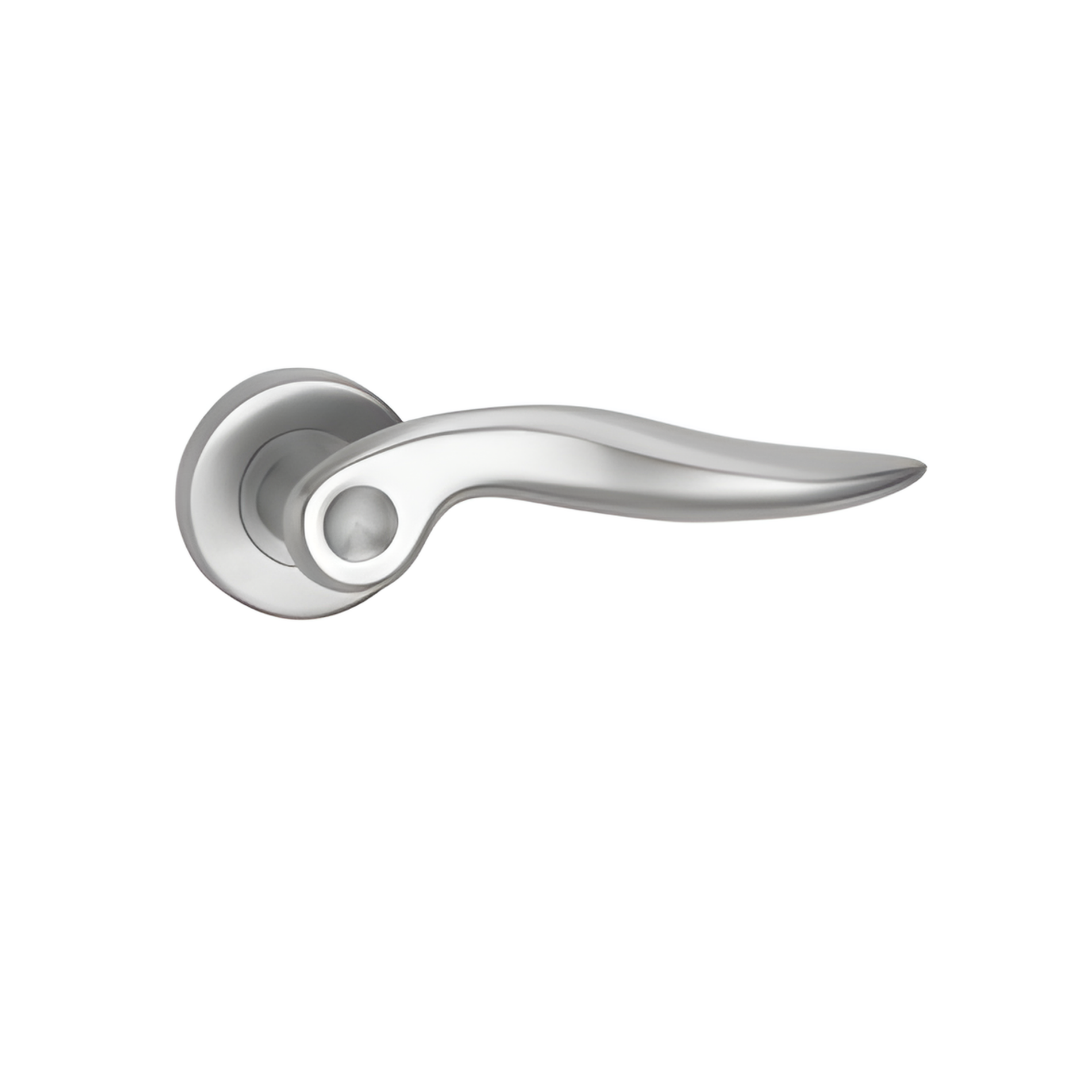 SRH.241.HO premium stainless steel door handle with a sleek brushed finish. Designed for luxury homes, hotels, offices, and contemporary interior spaces.