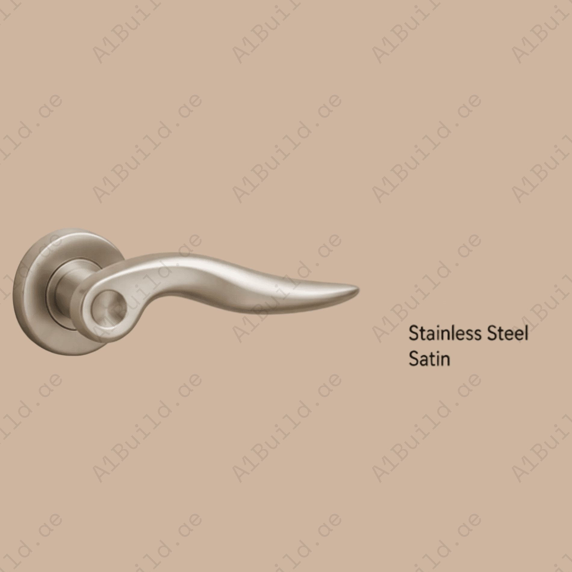 SRH.241 premium stainless steel door handle with a refined brushed finish. Designed for luxury homes, hotels, offices, and stylish contemporary interior spaces.
