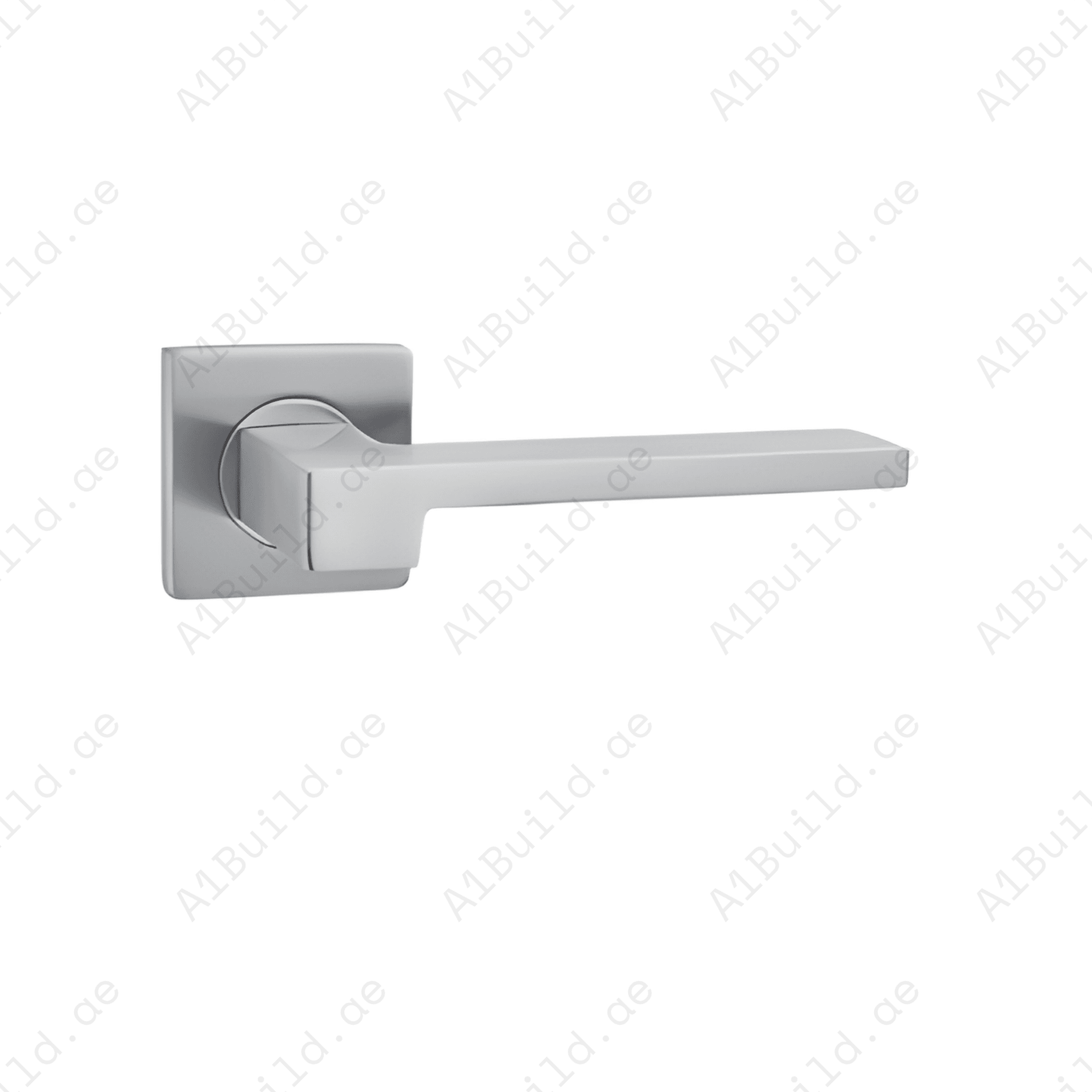 SRH.258.SS.F stainless steel door handle with brushed SS finish, 135 mm width and 53 mm length. Suitable for homes, hotels, offices, and modern interiors.