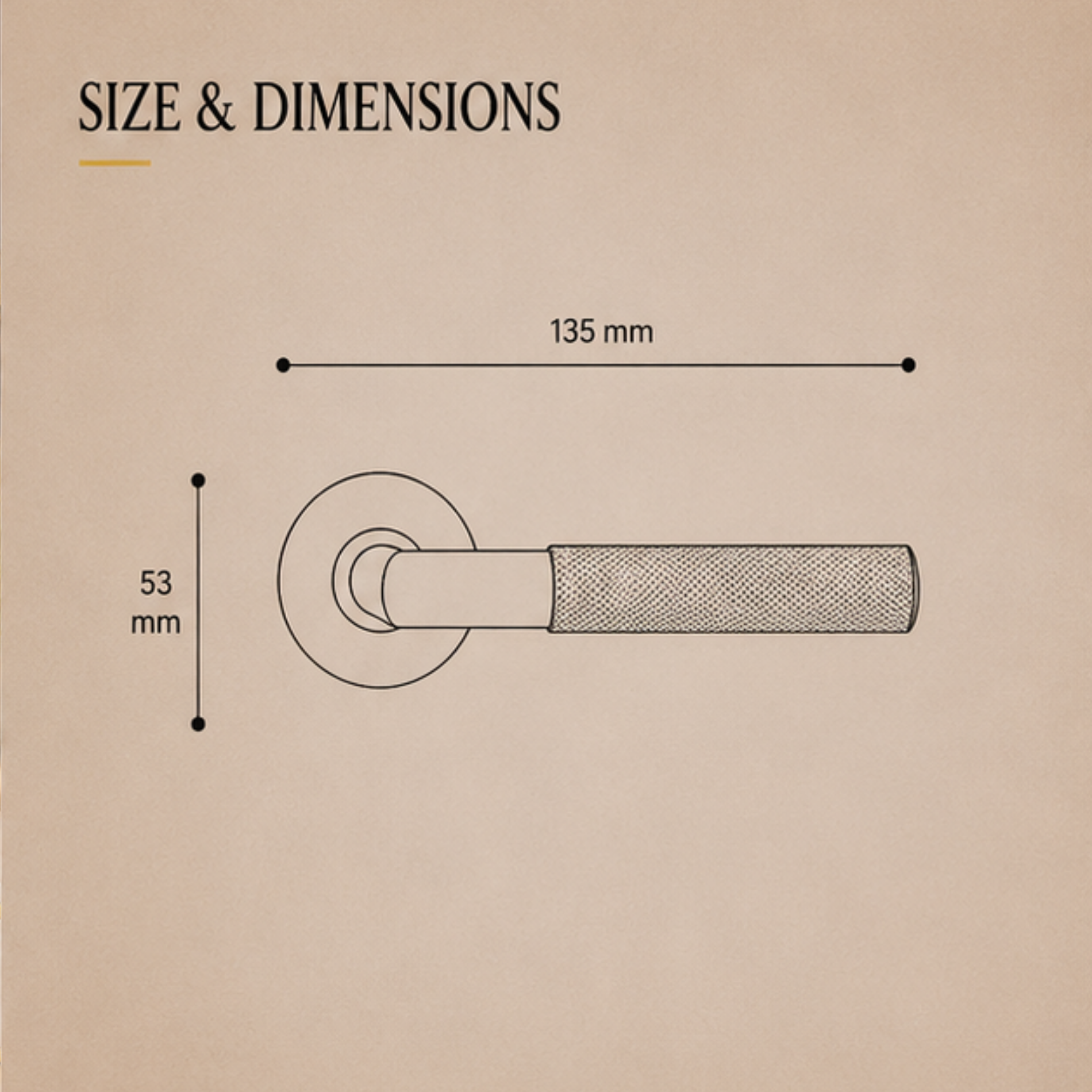 SRH.301 premium stainless steel door lock handle in Rose Gold finish. Luxury architectural hardware for modern homes, hotels, offices, and commercial interiors.