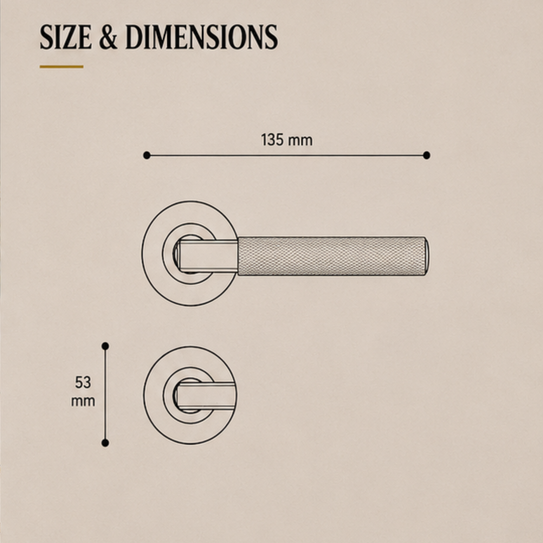 SRH.301 premium stainless steel door lock handle with SPVD finish. Durable PVD-coated architectural hardware for homes, hotels, offices, and commercial interiors.