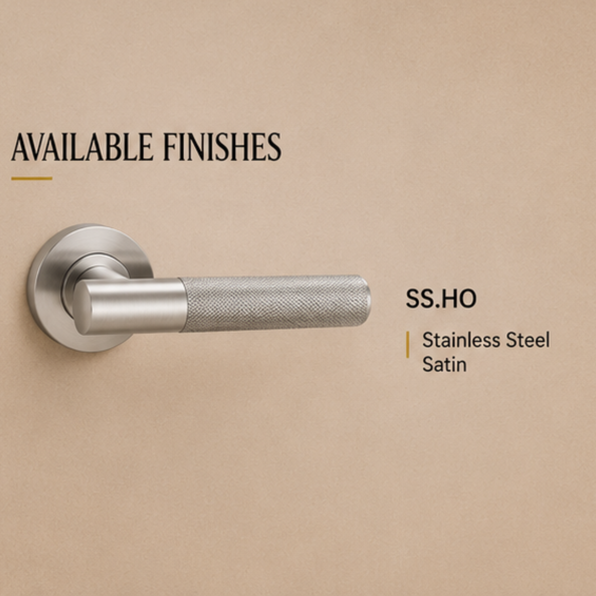 SRH.301 premium stainless steel door lock handle with durable corrosion-resistant finish. Heavy-duty architectural hardware for homes, hotels, offices, and commercial buildings.
