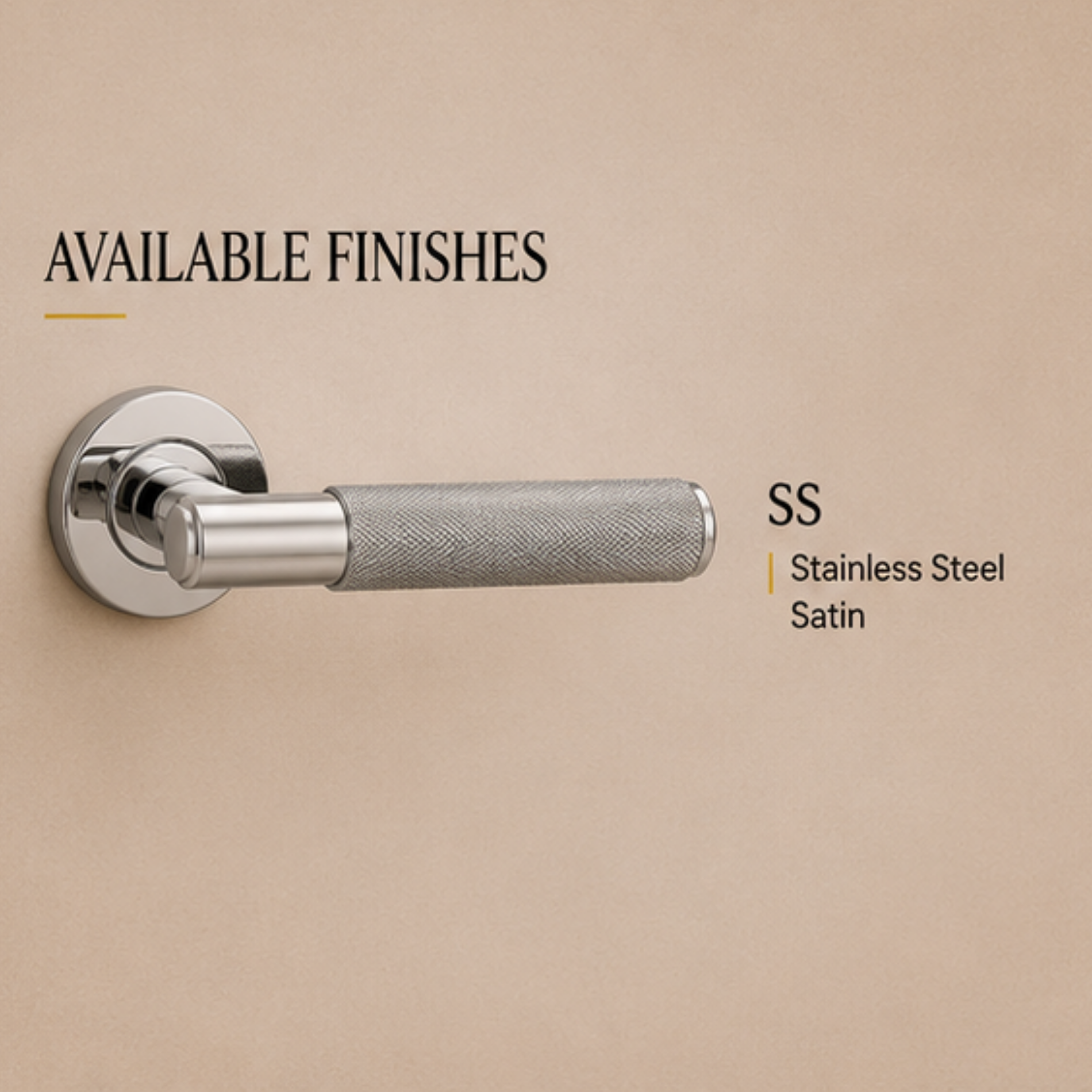 SRH.310 premium stainless steel door lock handle with corrosion-resistant finish. Heavy-duty architectural hardware for homes, hotels, offices, and commercial buildings.