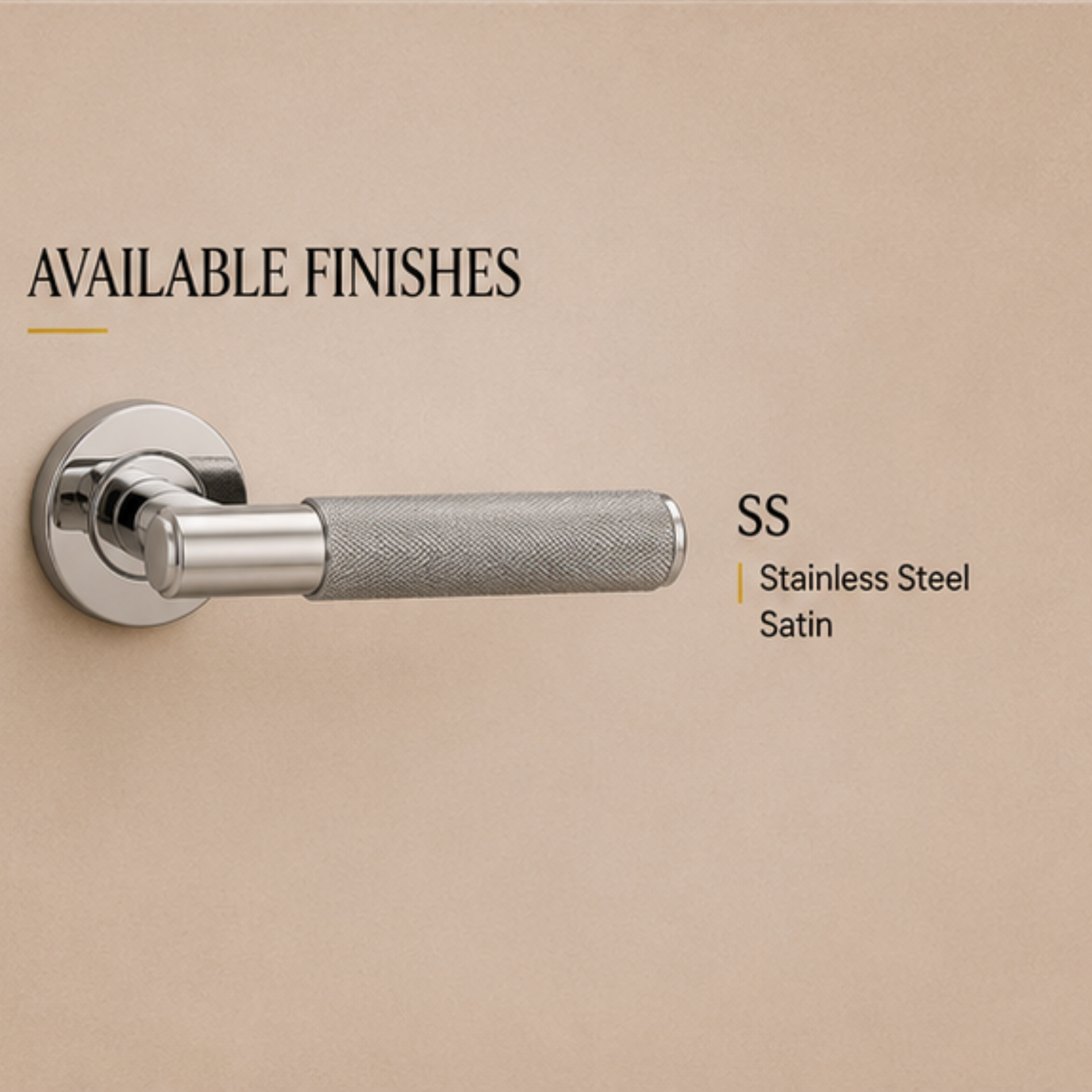 SRH.312 premium stainless steel door lock handle with corrosion-resistant finish. Heavy-duty architectural hardware for homes, hotels, offices, and commercial buildings.