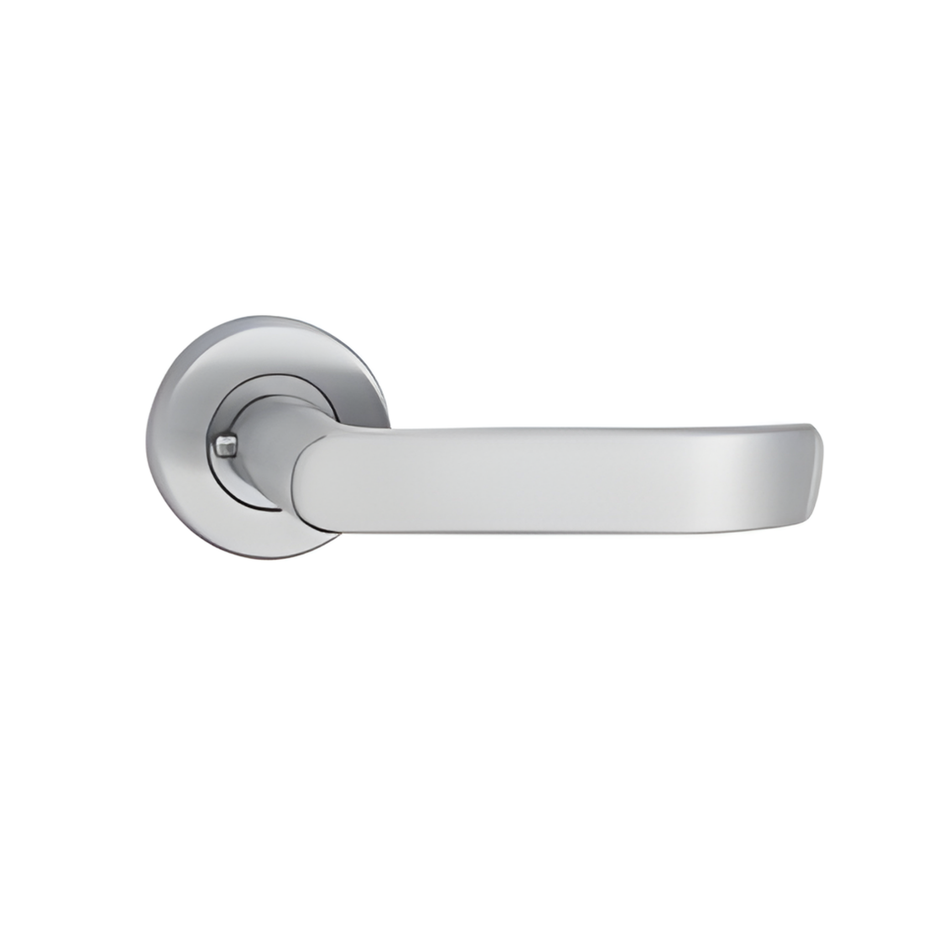 SRH.50 premium stainless steel door handle with a refined brushed finish. A stylish choice for luxury homes, hotels, offices, and contemporary interior spaces.