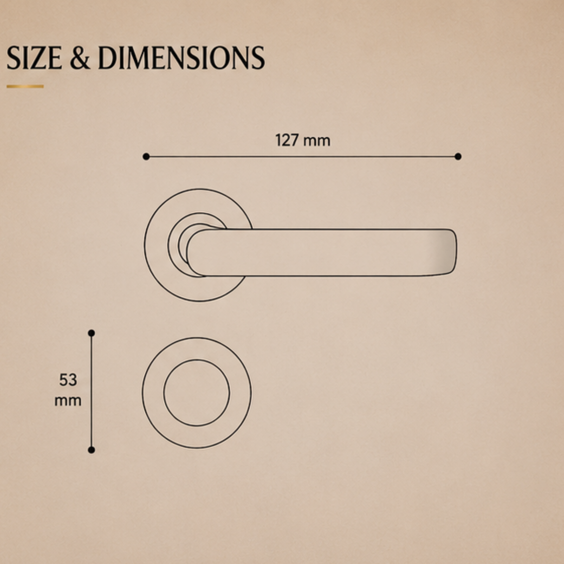 SRH.50 premium stainless steel door handle with a refined brushed finish. A stylish choice for luxury homes, hotels, offices, and contemporary interior spaces.