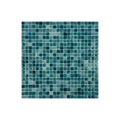 Saga green glossy recycled glass mosaic tiles, eco-friendly and highly durable. Perfect for swimming pools, spas, water features, and other wet area applications.