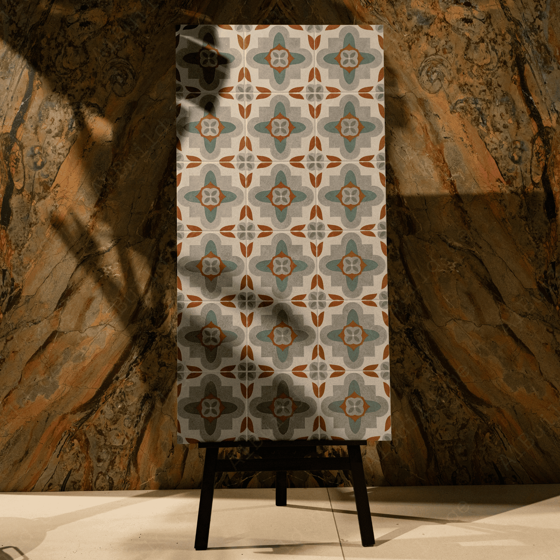 Salerno Concrete Decor 60x120cm porcelain tile with craftech matt finish. Durable, modern, and slip-resistant, perfect for walls and flooring.