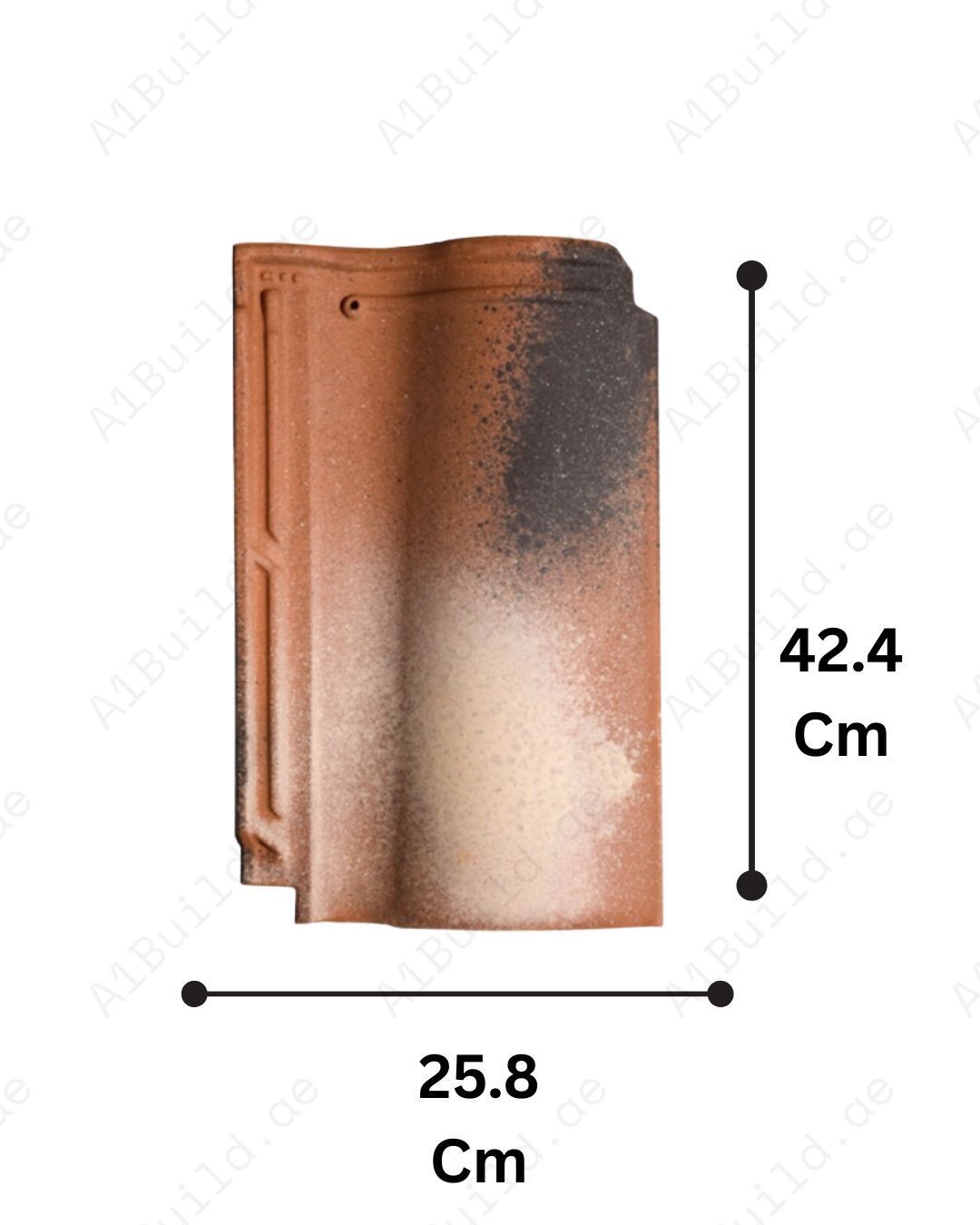 Shop DUNA Provence roof tile 45.4×28.8cm — rustic clay look, CE-certified, long-lasting protection, 50-year guarantee. Perfect for stylish homes.