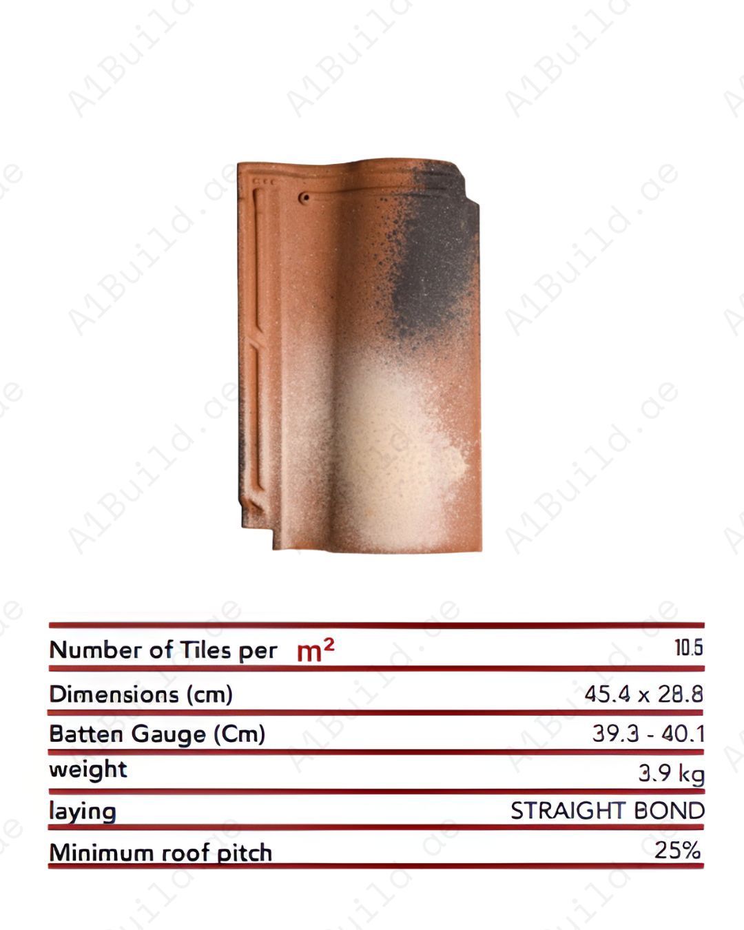 Shop DUNA Provence roof tile 45.4×28.8cm — rustic clay look, CE-certified, long-lasting protection, 50-year guarantee. Perfect for stylish homes.