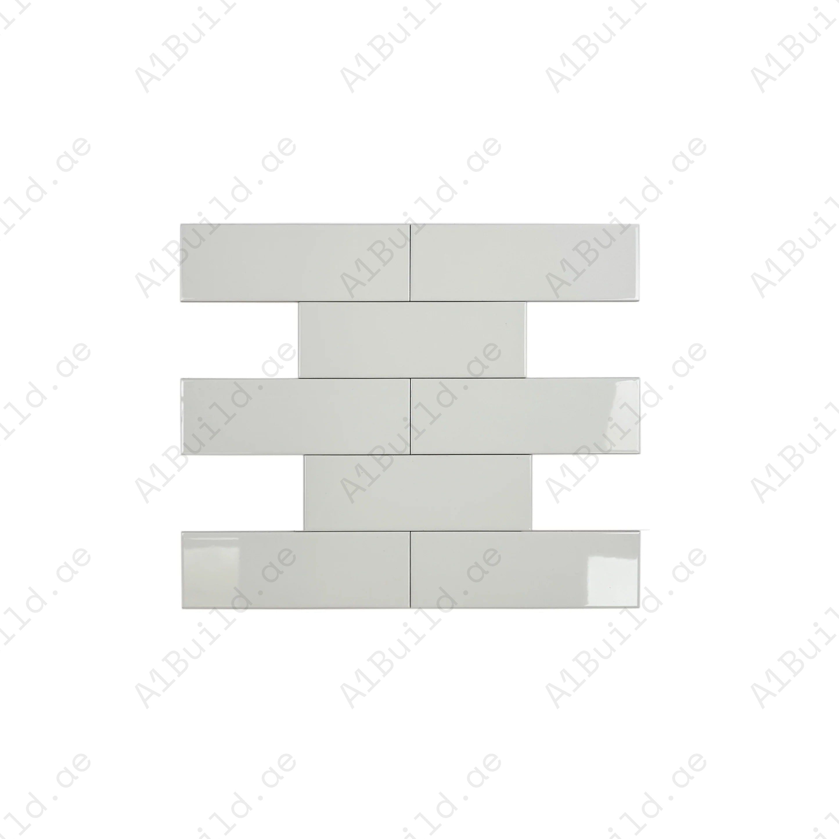 Shop Urban Luxe White Glossy Flat Ceramic Tile. Durable, stylish, and easy to clean – perfect for kitchens, bathrooms, accent walls, and contemporary interiors.