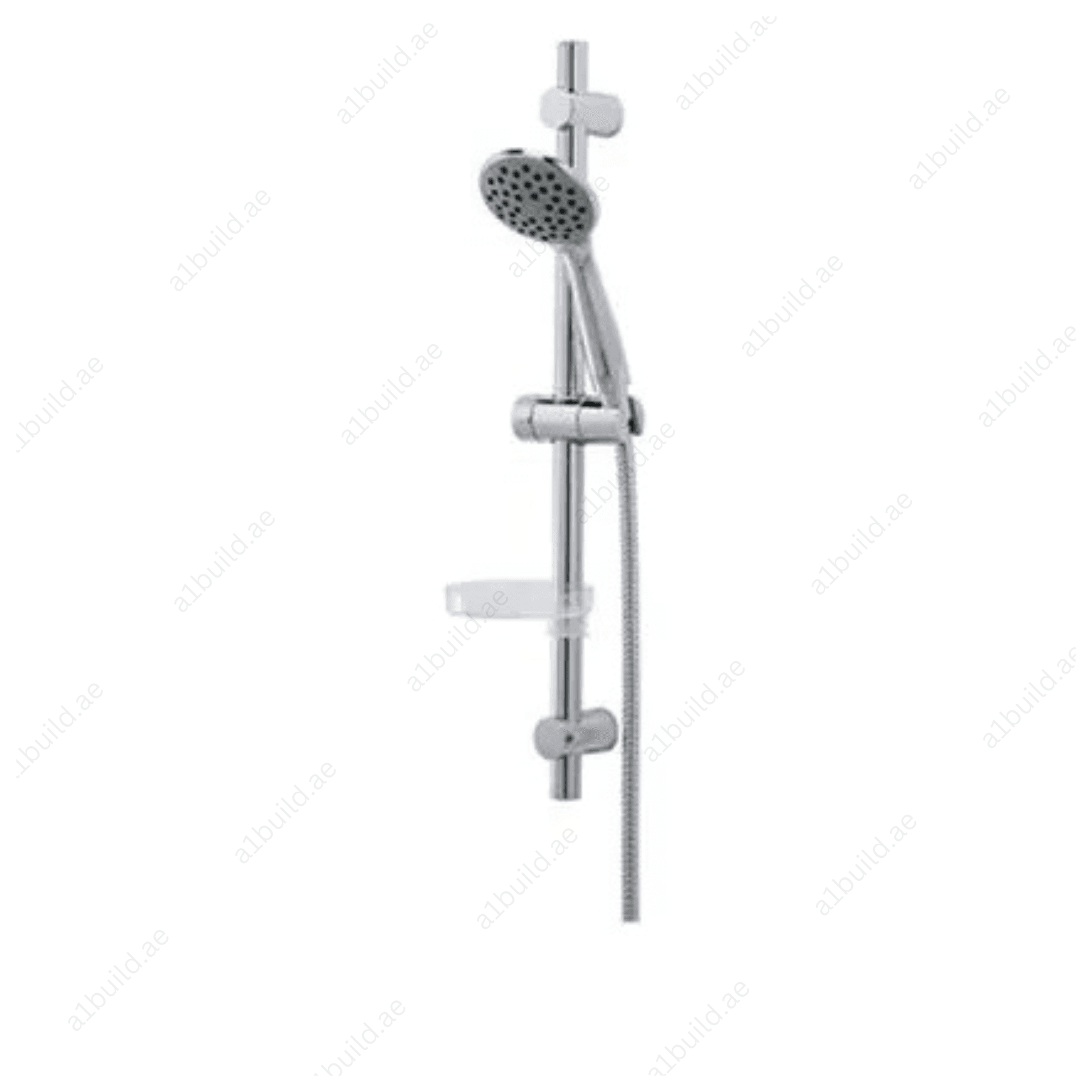 ShowerSet1S_AdjustableWallRail_FlexibleHose_SoapDish_2