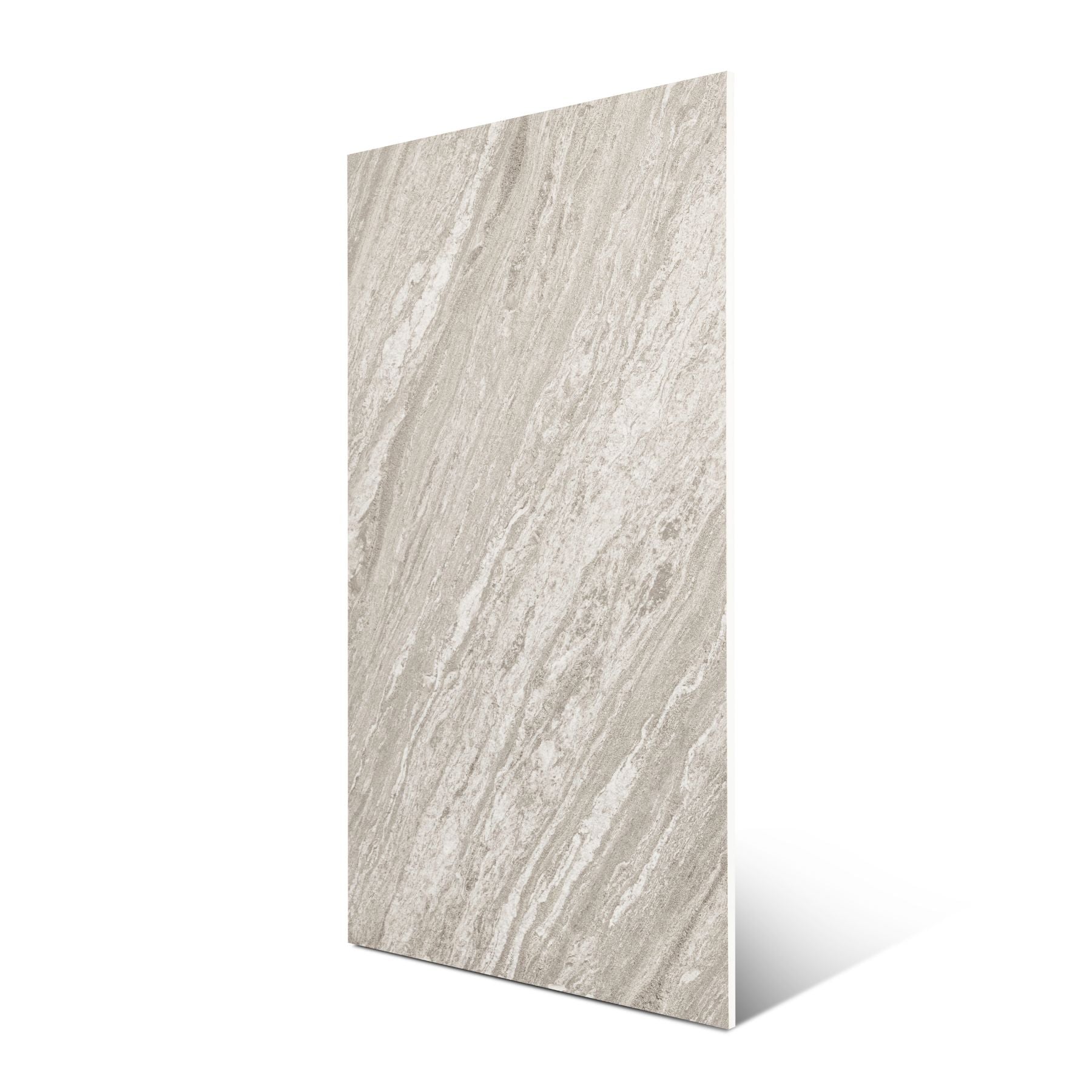 Siena Smoke matt stone effect porcelain tile 60x120cm with 9mm thickness features soft smoky grey tones and a refined natural matt finish.