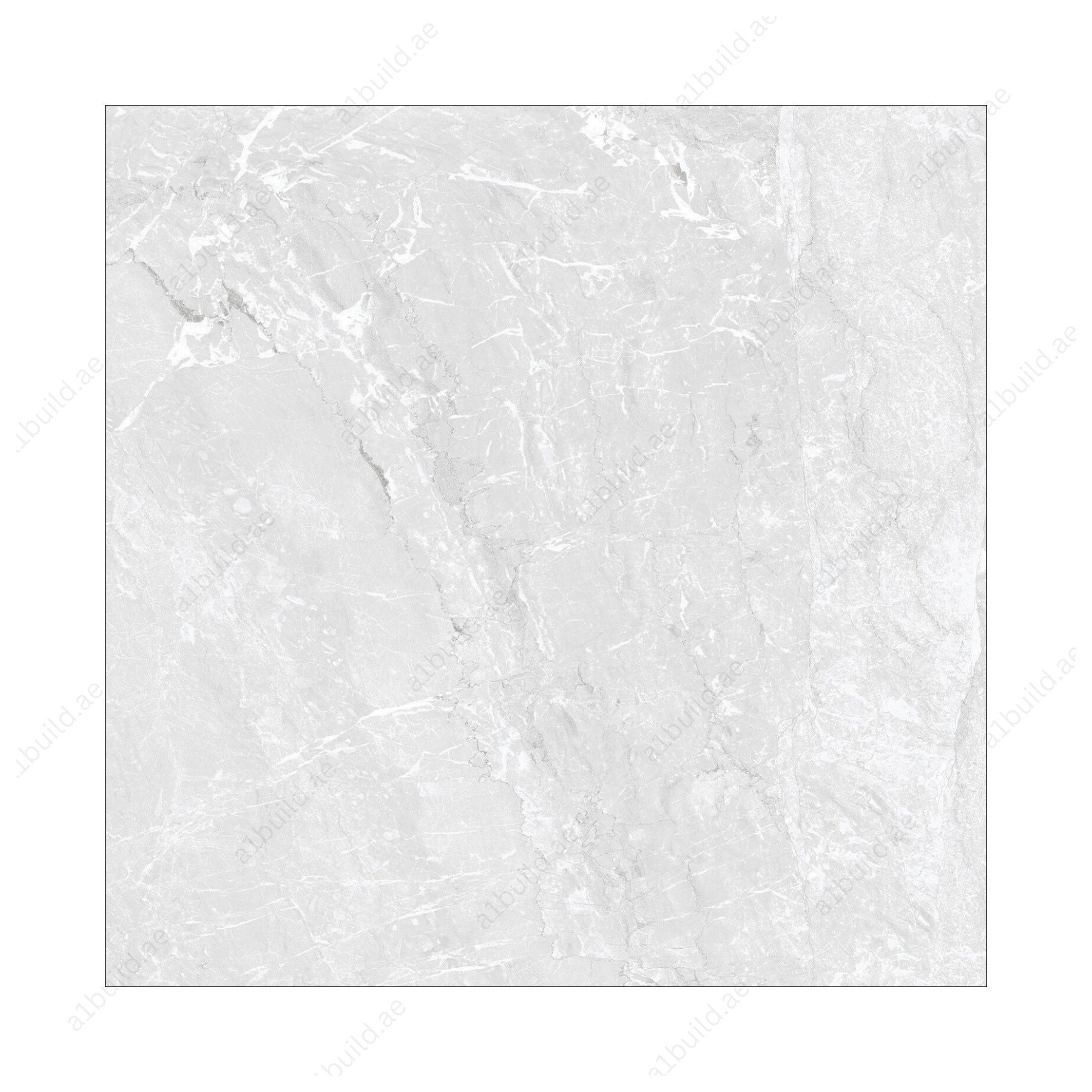 Silver Fume (120X120cm 09mm Random Polished Porcelain Tiles for Indoor Spaces)