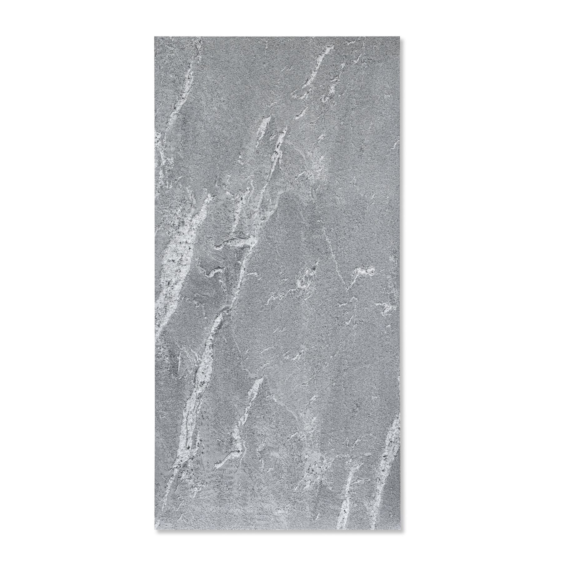 Slate Grey porcelain tile 60x120cm features a bold stone look with premium porcelain durability, ideal for modern floor and wall applications.