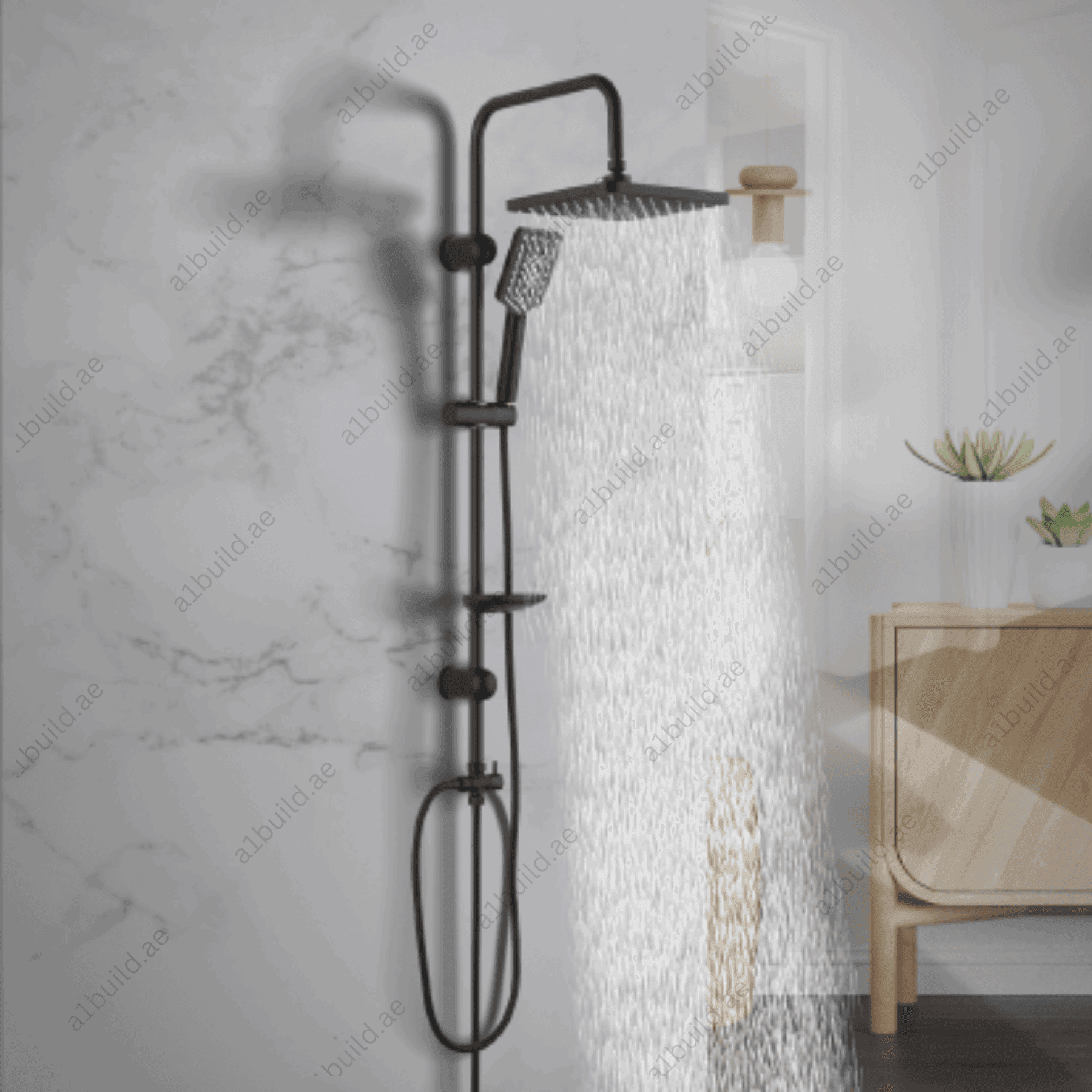 Sleek Black Square Shower Kit – Modern Design & Premium Finish