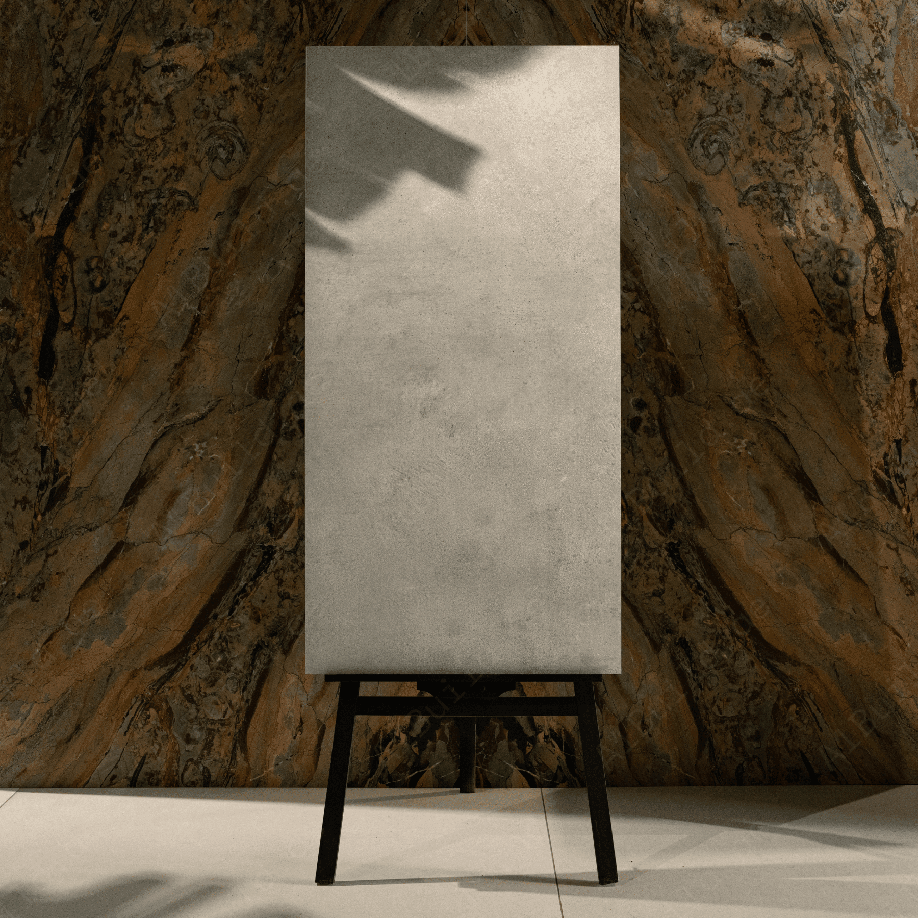Soul Stone Ash porcelain tile 60x120cm 20mm thickness, stone look design, durable porcelain tile for indoor and outdoor floors.