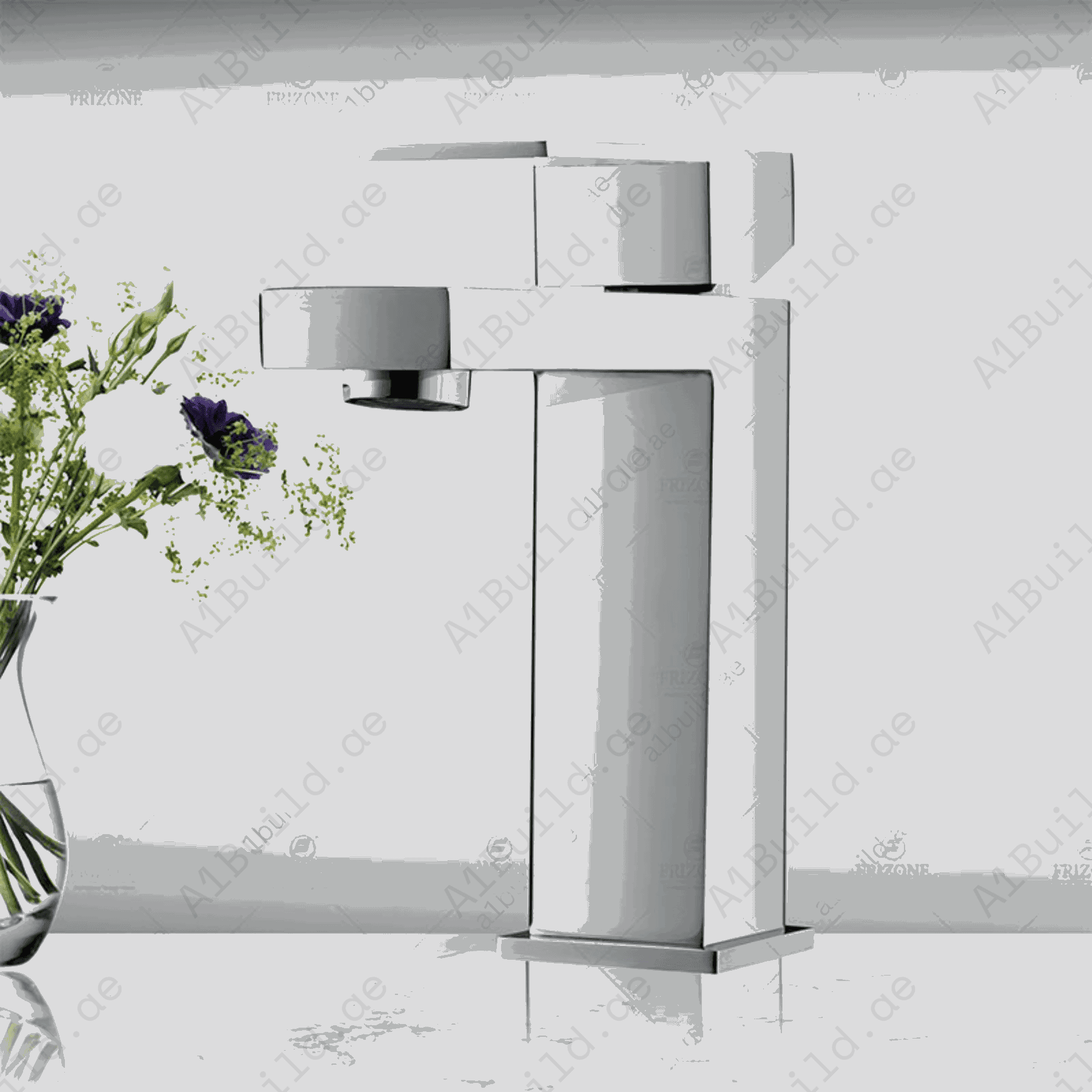 SquareChromeBasinMixerDurableLongFaucetwithFilterMeshDesign_5