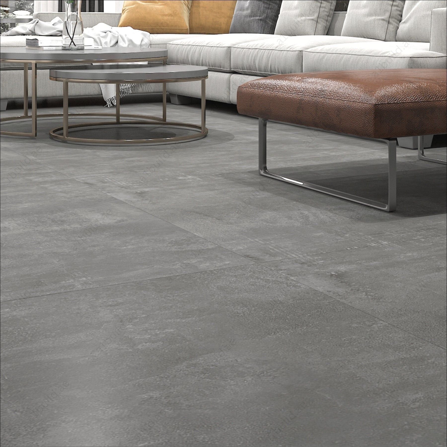 Stone Grey (120X120cm 09mm Random Matt Porcelain Tiles for Indoor Spaces)