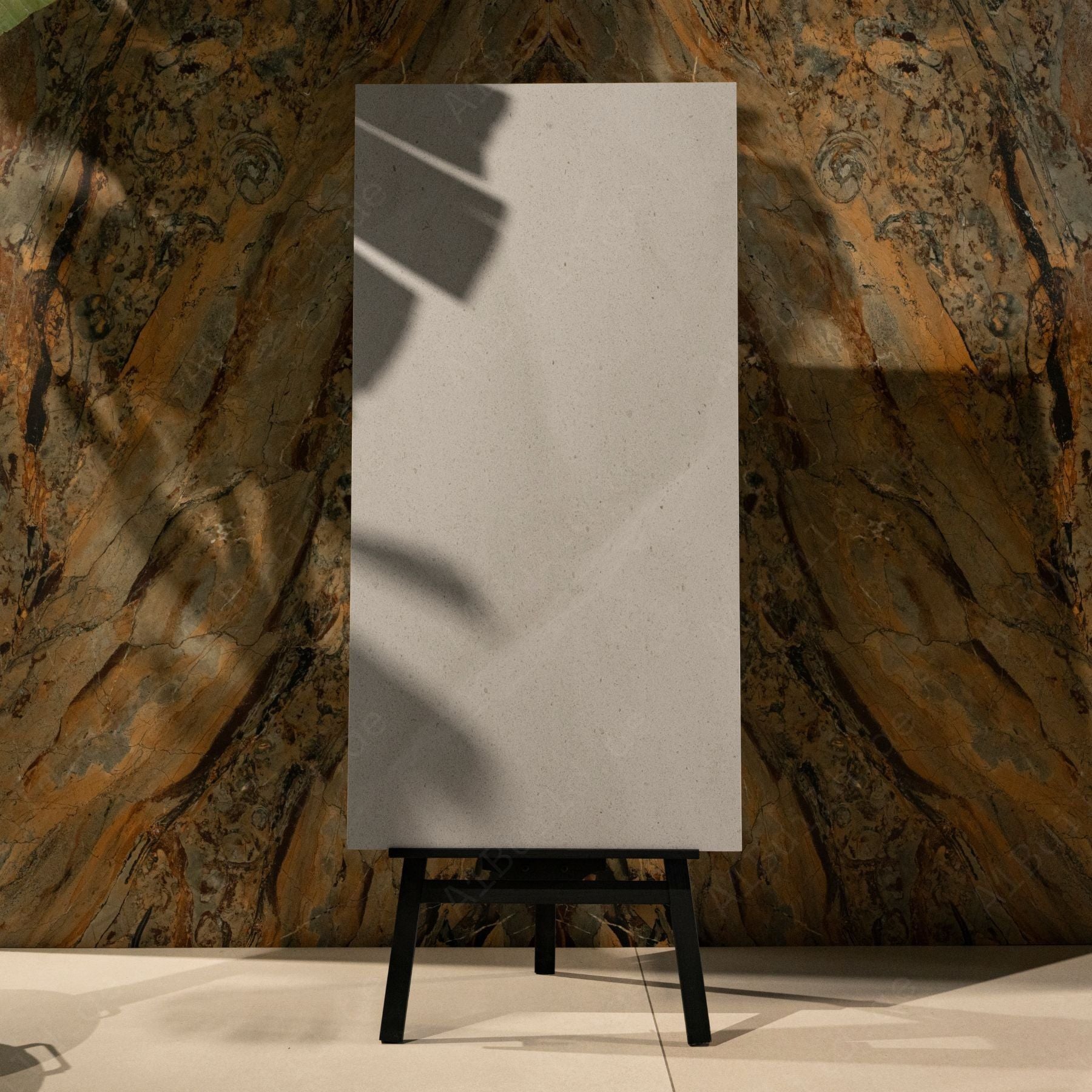 Stonecrete porcelain tile in 60x120cm size featuring stone and concrete texture blend with durable 9mm thickness for floors and walls.