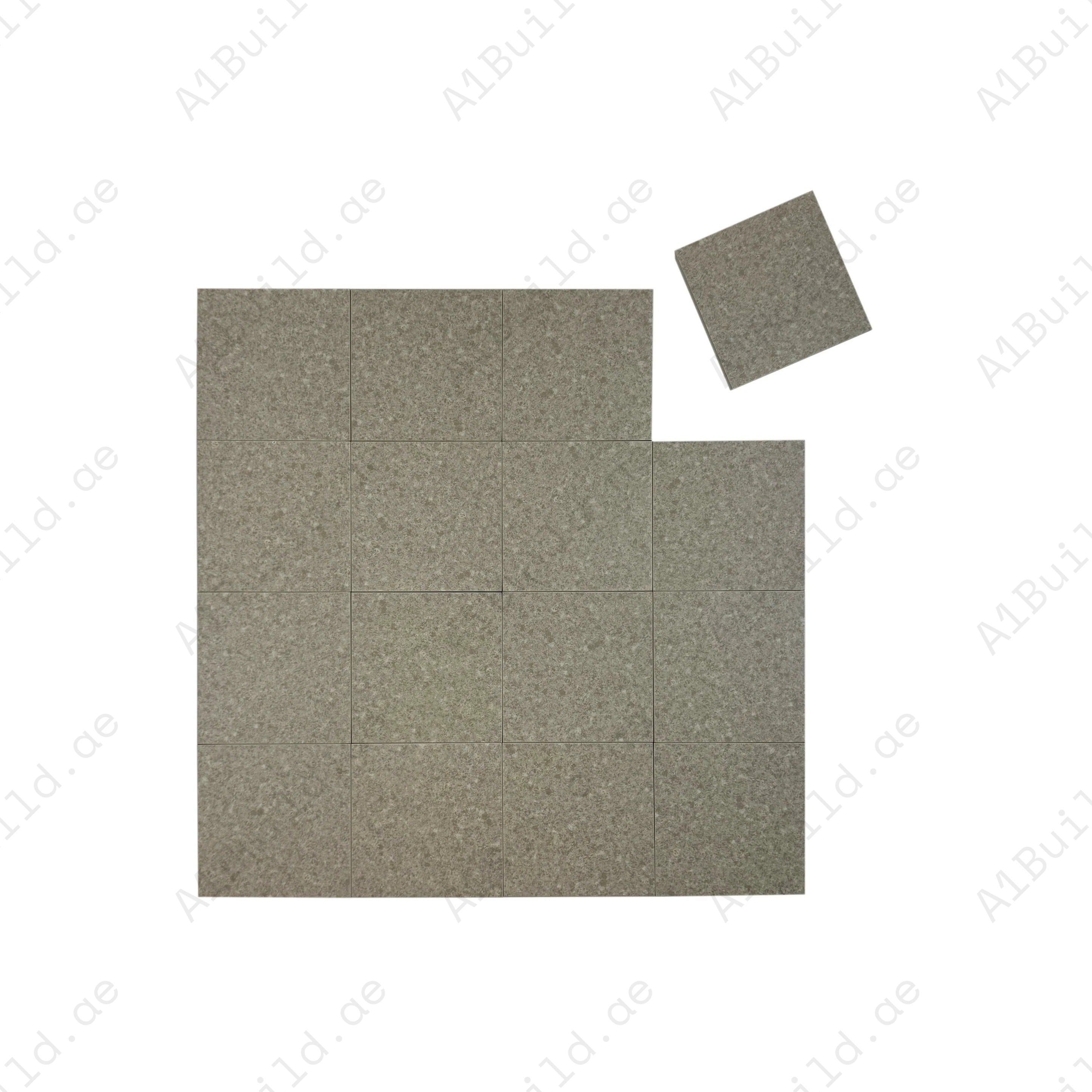 Sukabumi Dark Beige Matt Porcelain Tile 150x150mm. Durable, slip-resistant, UV stable & eco-friendly, perfect for luxury pools, spas & decorative walls in Dubai.
