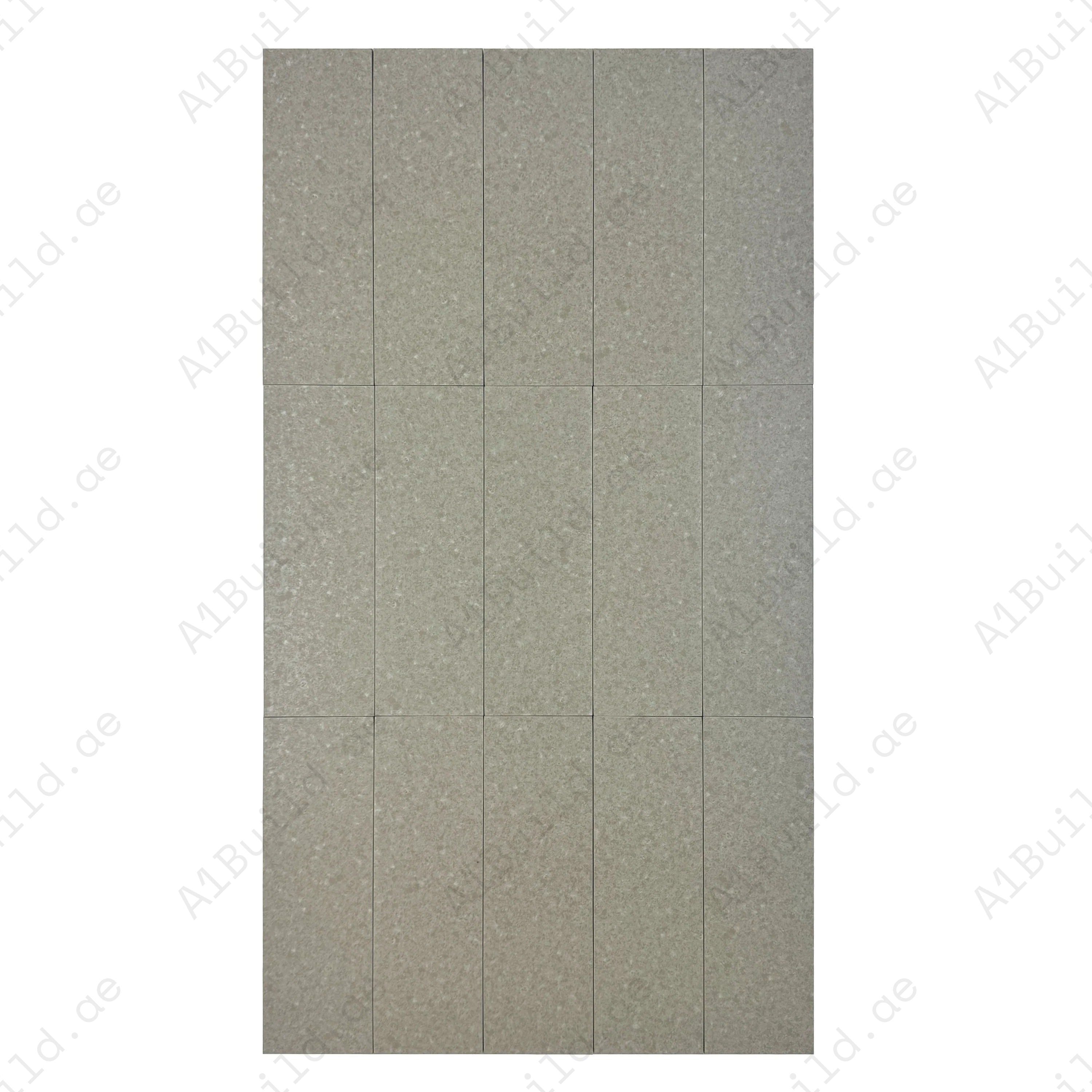 Sukabumi Medium Beige Matt Porcelain Tile 100x300mm. Durable, slip-resistant, UV & corrosion resistant, eco-friendly, perfect for pools, spas & water features.