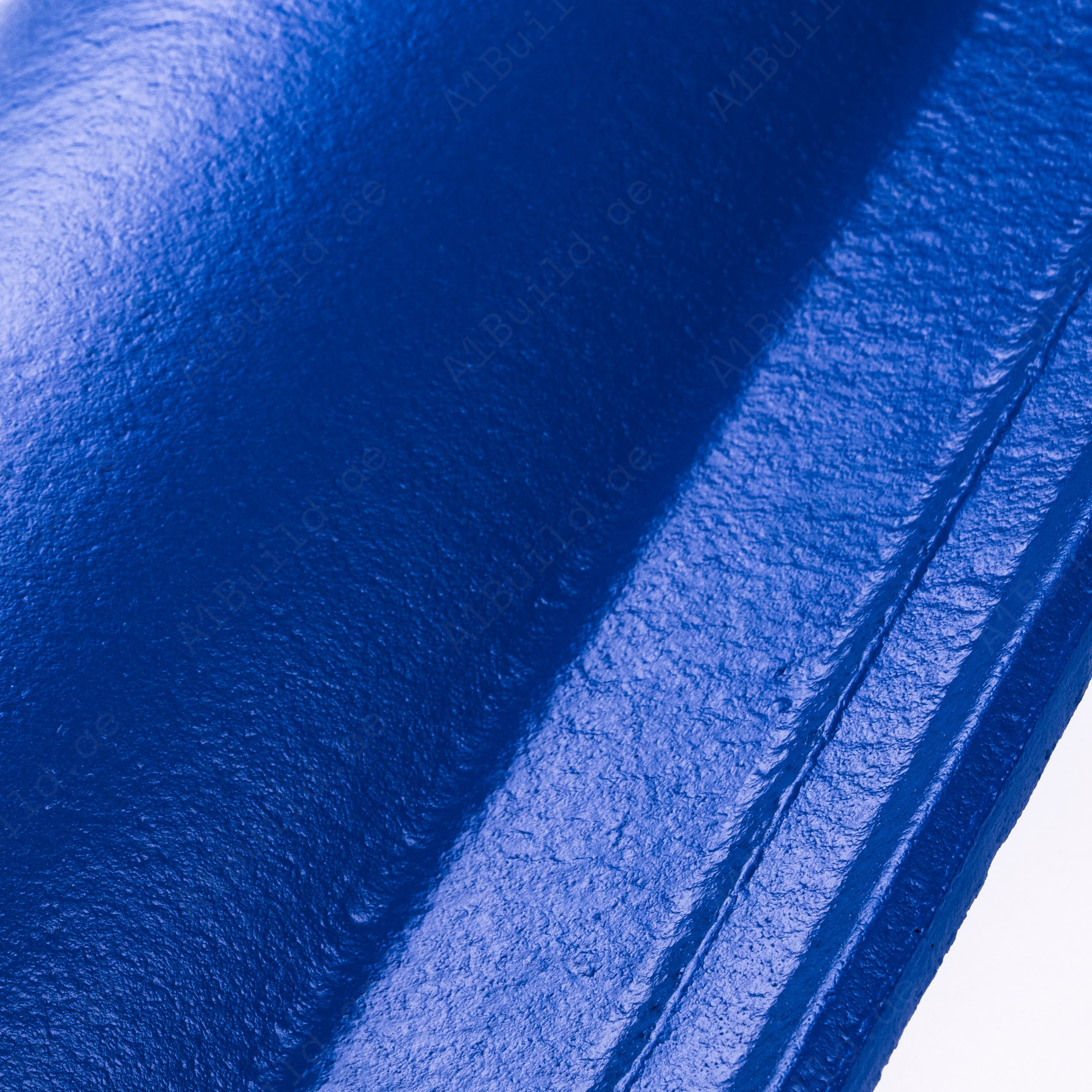 Concrete Roof Tile | S-Wave Profile | Cool Blue Glossy Finish | Bold Weather-Resistant Roofing for UAE