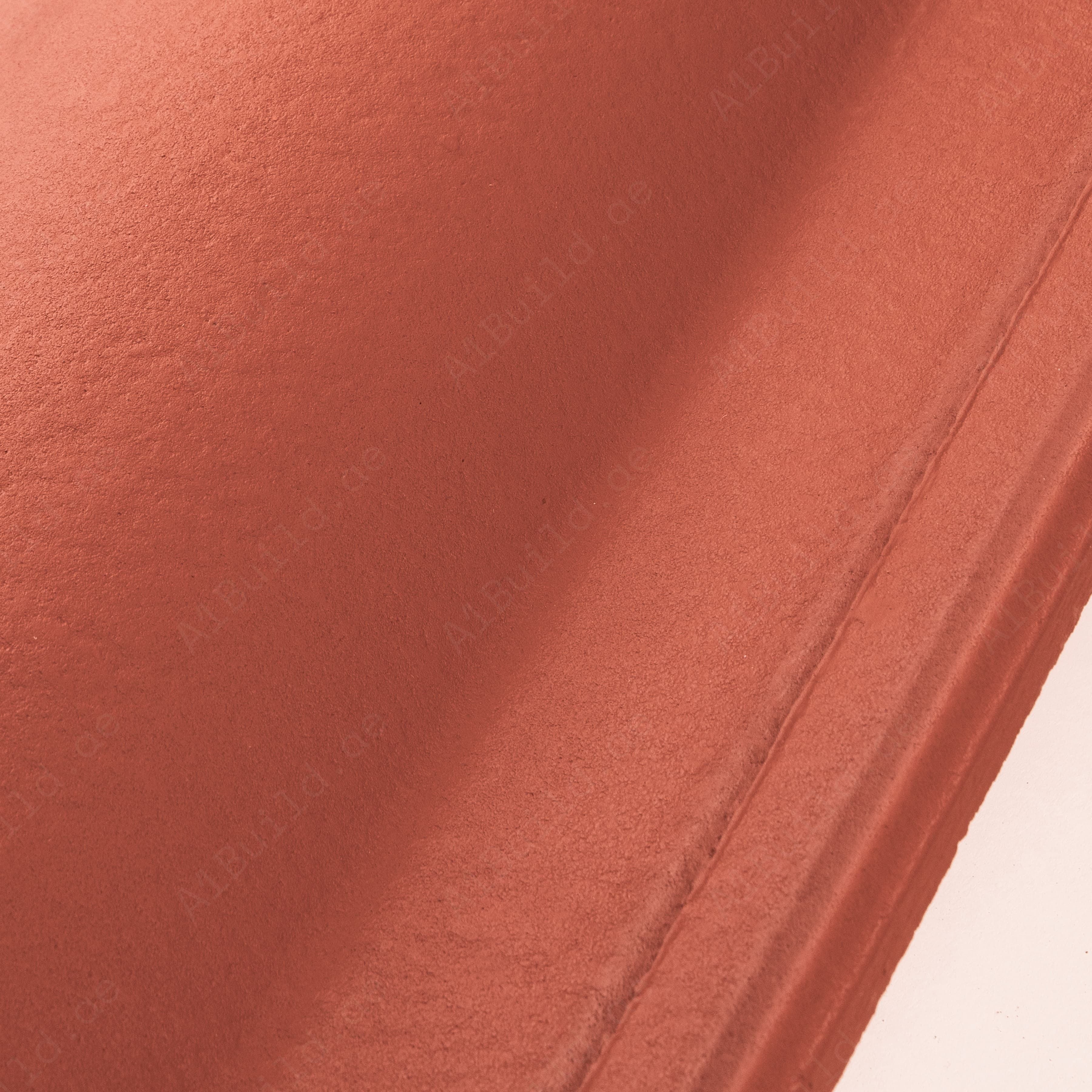 Earthy Red Matte Roof Tile | Natural Terracotta Look | S-Wave Concrete | UAE Homes & Villas
