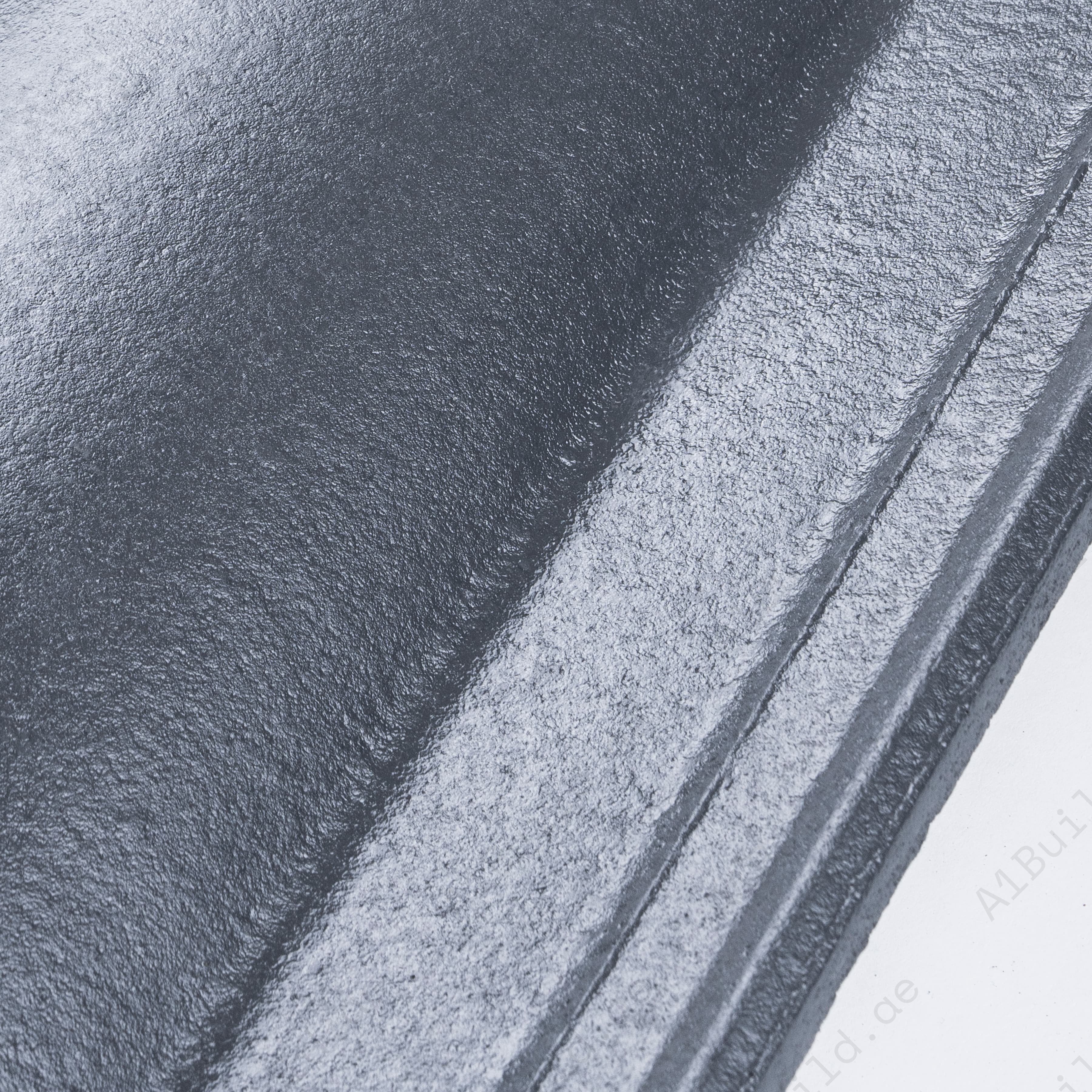 Premium Slate Grey Glossy Roof Tile – Roman Clay Concrete Roof Tile UAE | Heat & Weather Resistant Villa Roofing
