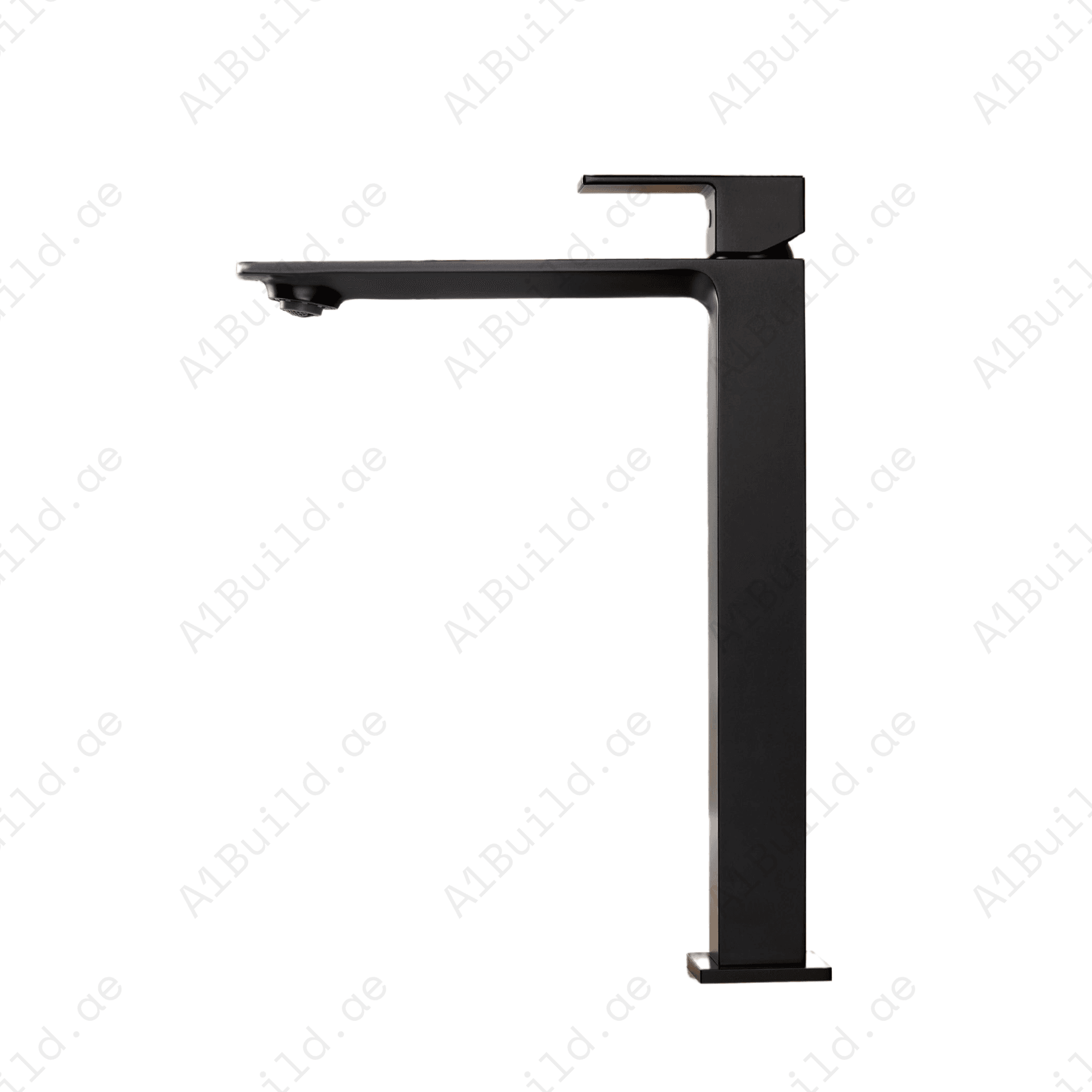 Tall Matte Black Basin Mixer – Modern Single Lever Tap No PUW