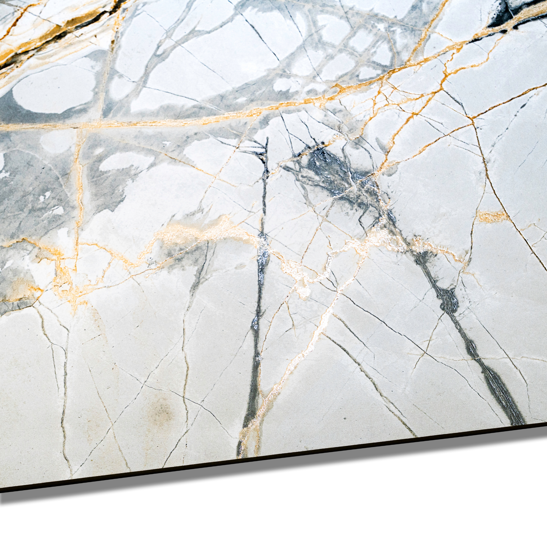 Thunder Bianco porcelain tile 60x120cm with 9mm thickness features a bold marble look, durable porcelain body, premium finish for floors and walls.