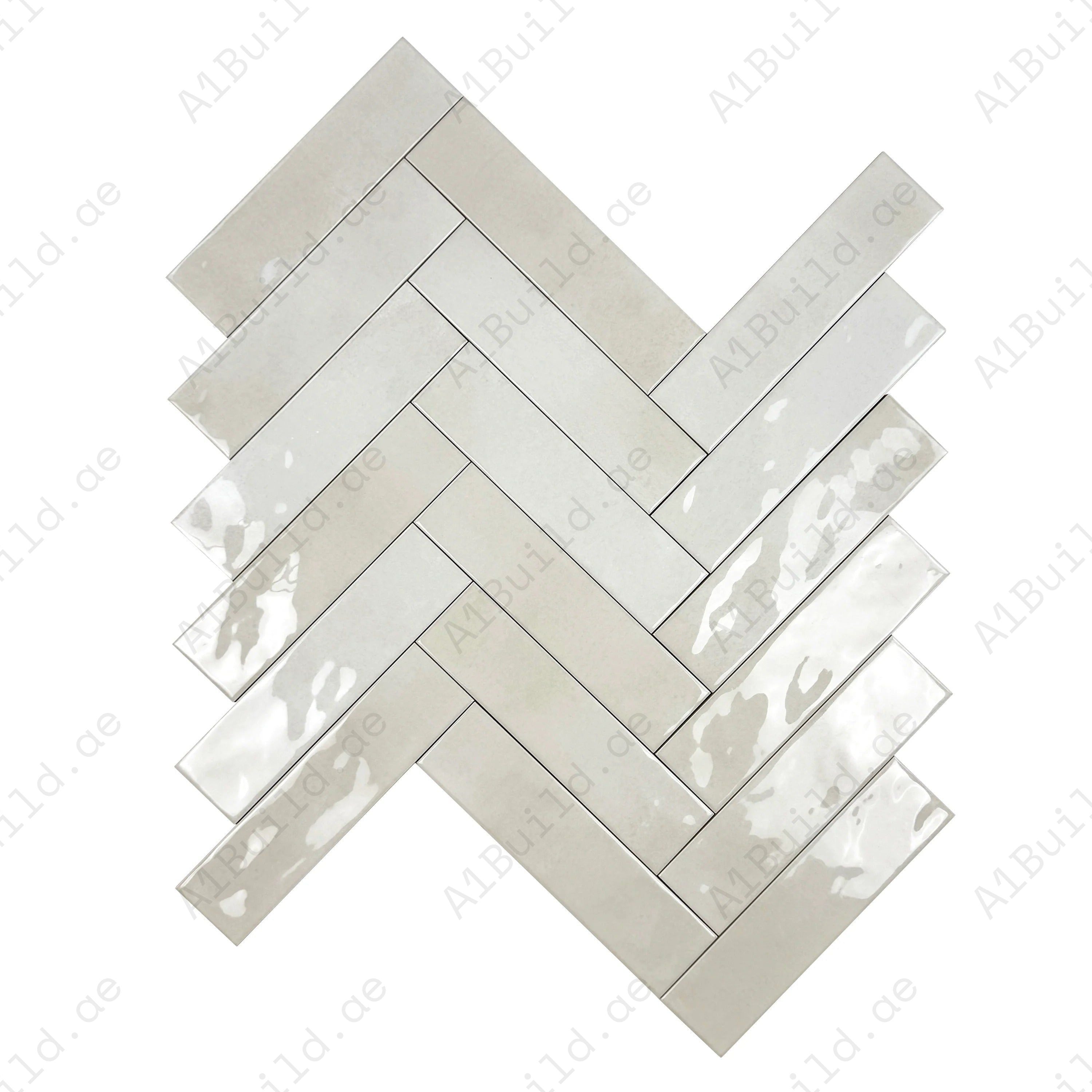 Tonal Symphony Smoke White Glossy Ceramic Tile – premium artisanal design, durable finish, and modern style for walls, kitchens, bathrooms, and interiors.