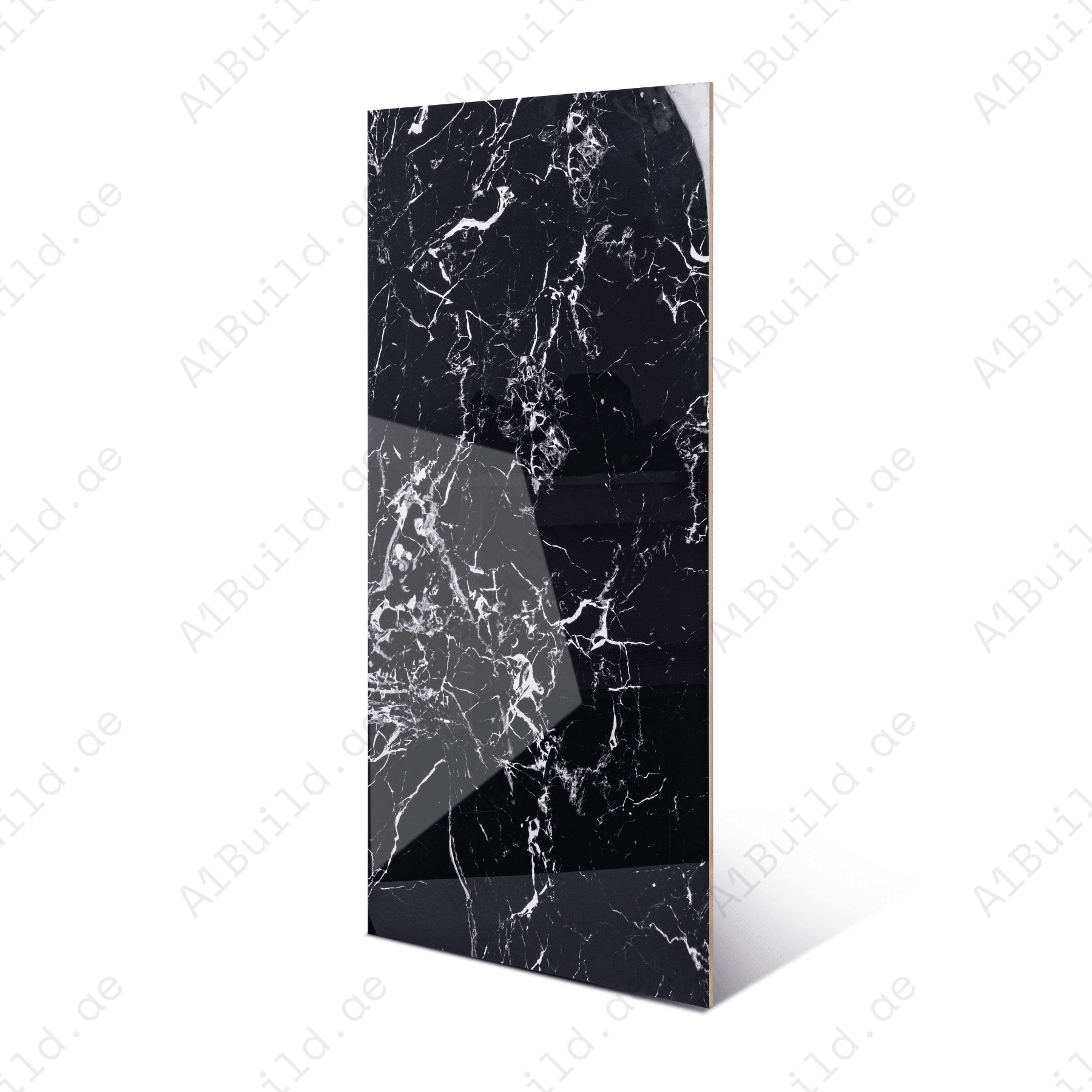 Torondo Negro Grand porcelain tile 60x120cm 9mm thickness, black marble look design, durable porcelain tile for luxury floors and walls.