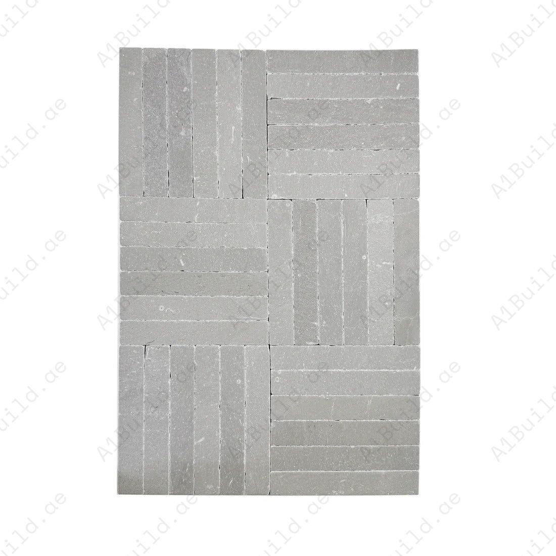 Transform interiors with Verona Series Ace Grey marble tile. Featuring a tumbled & brushed surface, durable design, and natural elegance for walls and floors.