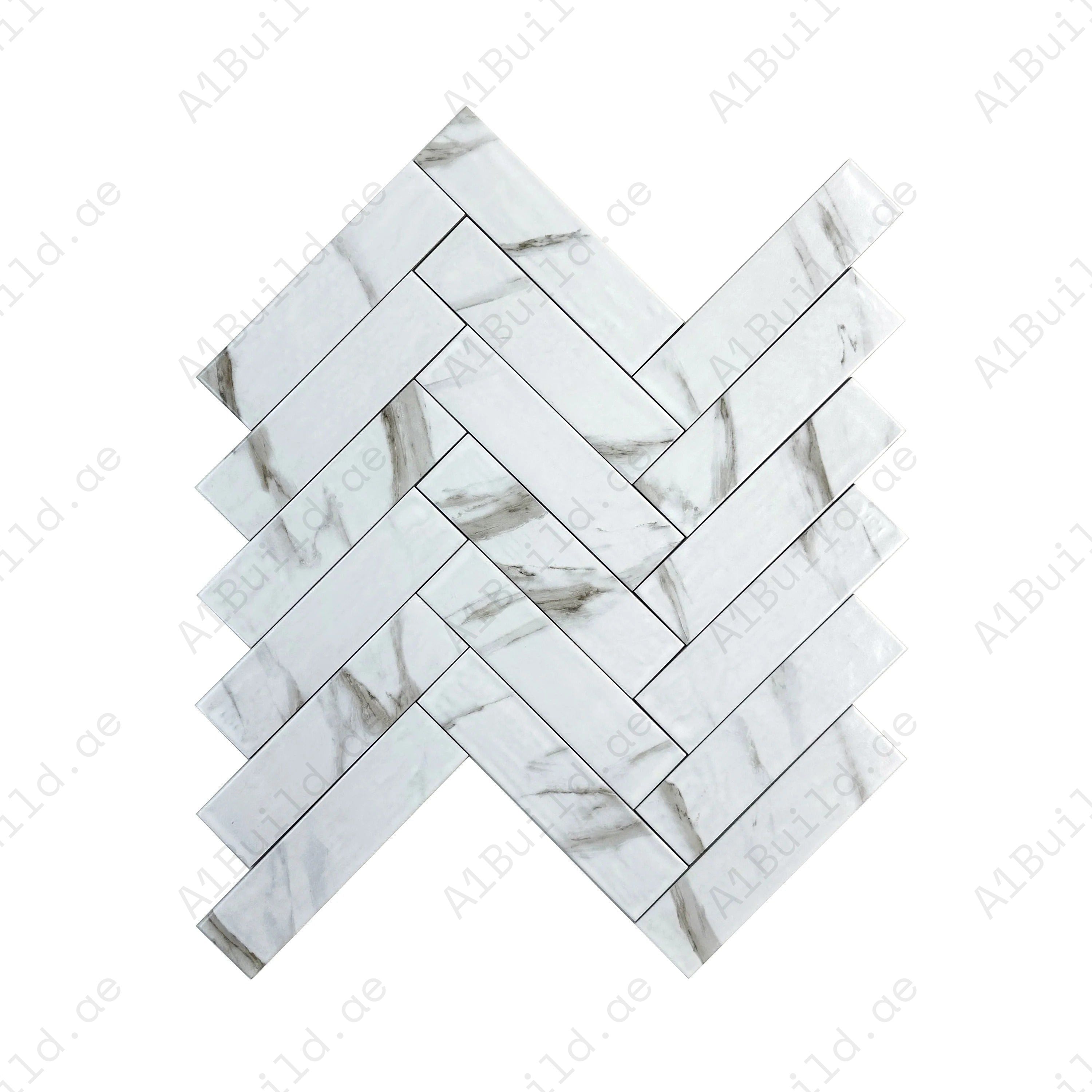 Upgrade interiors with Carrara White Semimatte Porcelain Artisanal Tile. Durable, waterproof, scratch resistant and stylish for walls, floors and backsplashes.