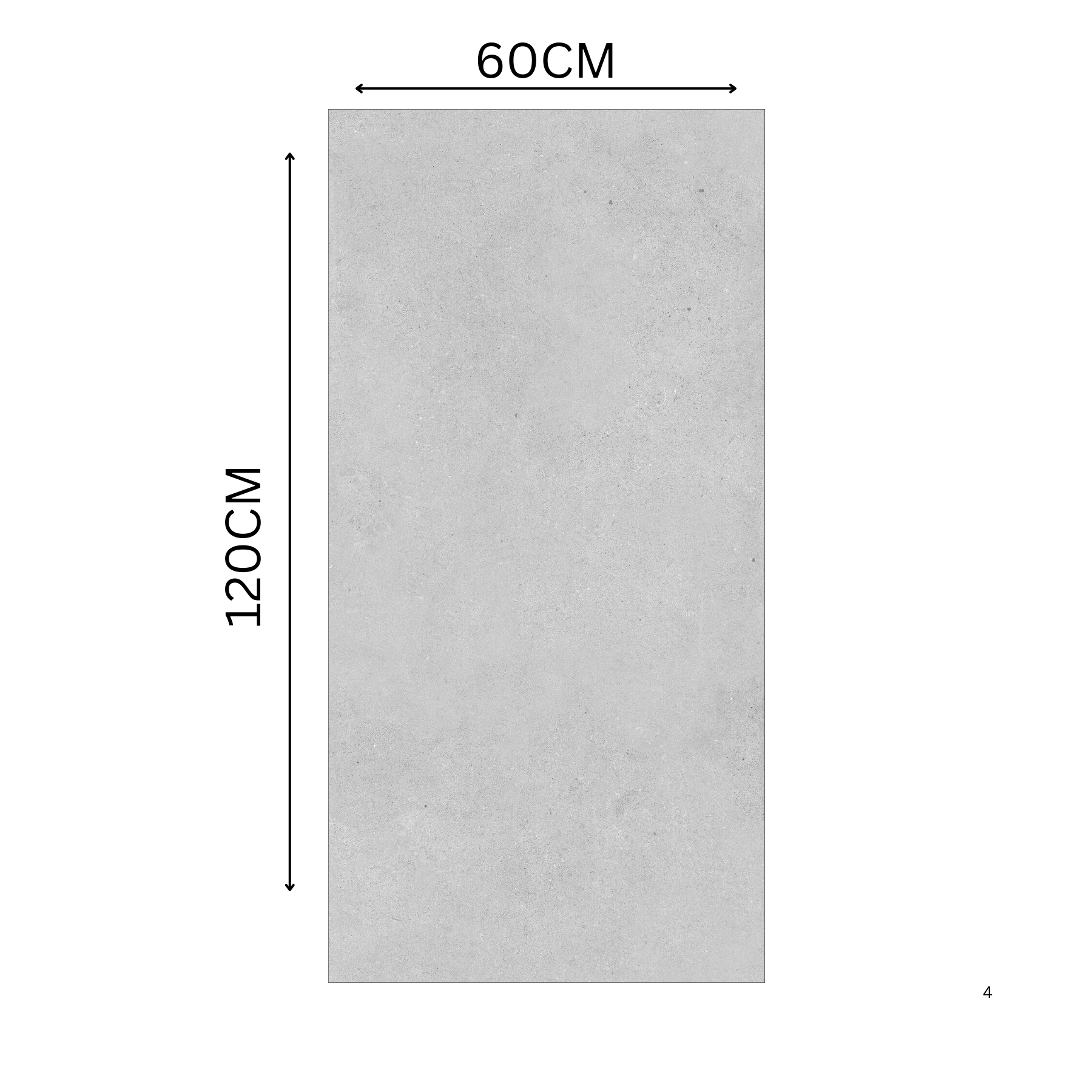Urban Stone Gris 60x120cm outdoor porcelain tile, 20mm thick with R11 slip-resistant rough matt finish. Durable and stylish for modern spaces.