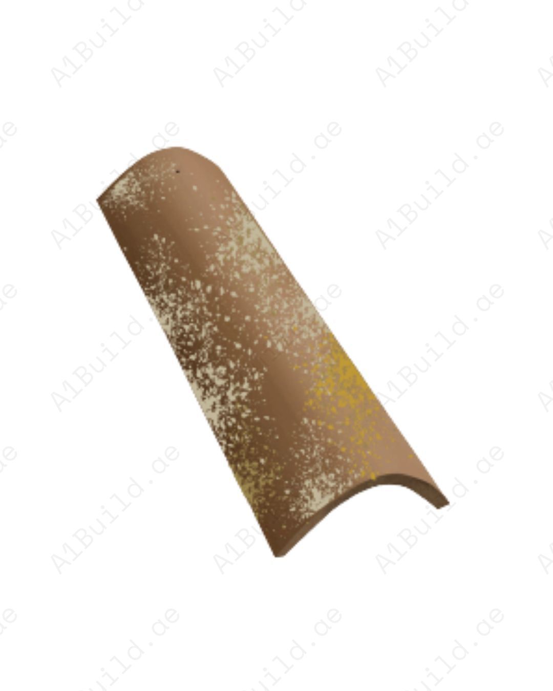 Vecchia Etruria Coppo Trafilato roof tile 45×18 cm. 2.2kg, 28–30/m². Rustic aged ceramic tile with weathered finish and durable curved design.