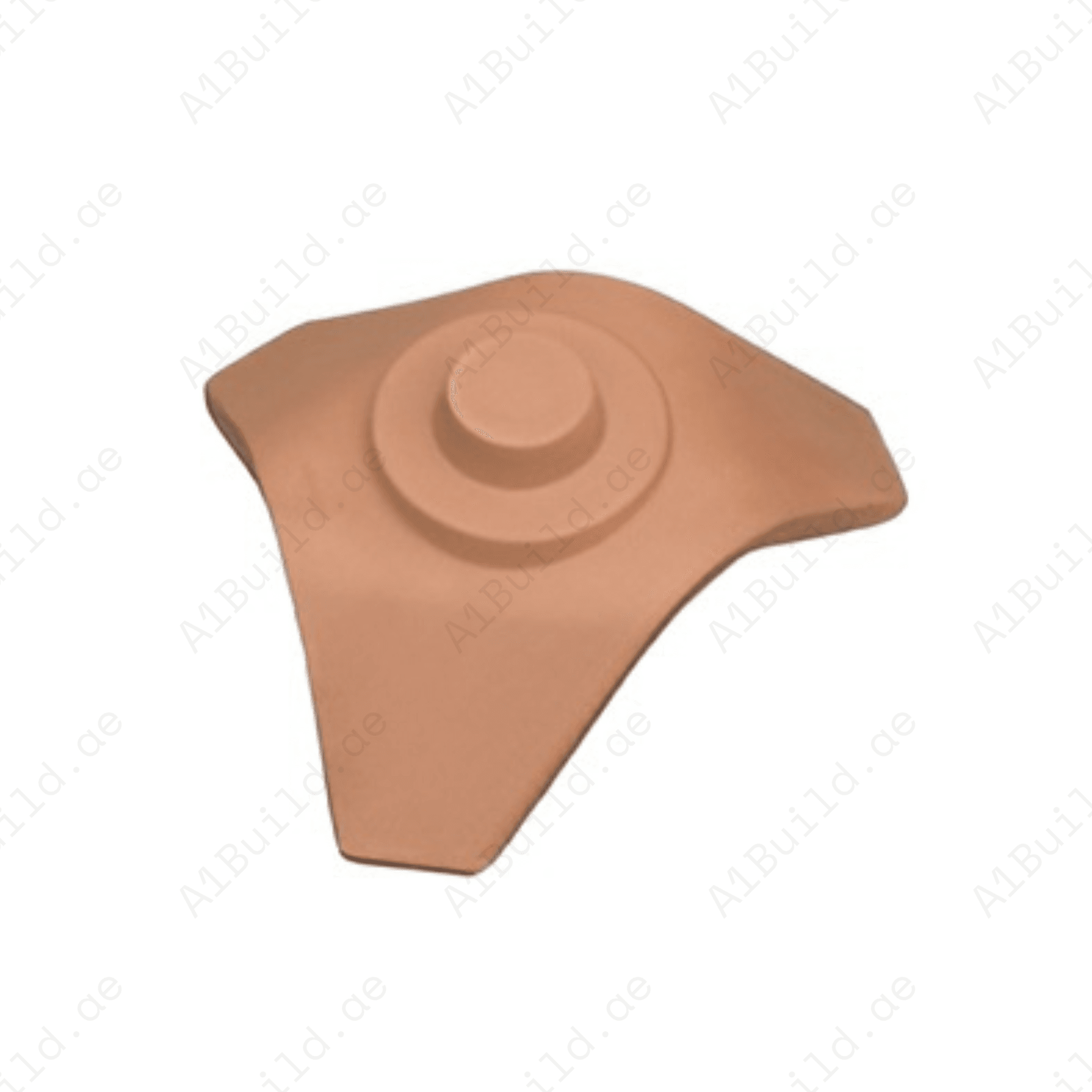 Virtus 3-way clay ridge junction for stable ridge intersections, offering reliable sealing, weather protection, and uniform clay roof alignment.