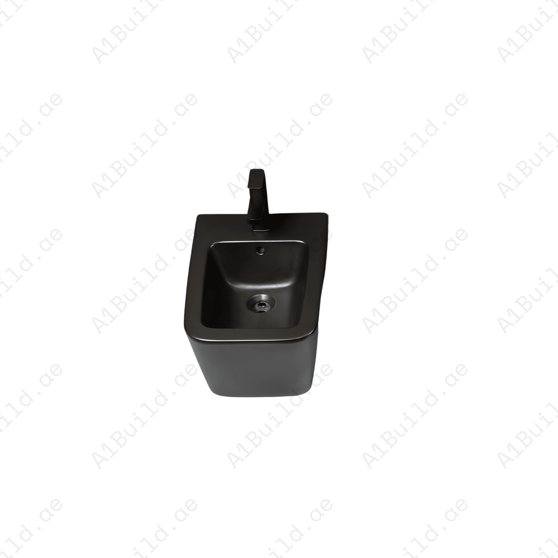 WALL HUNG BIDET, SIZE: 510*345*305 MM, MATT BLACK.